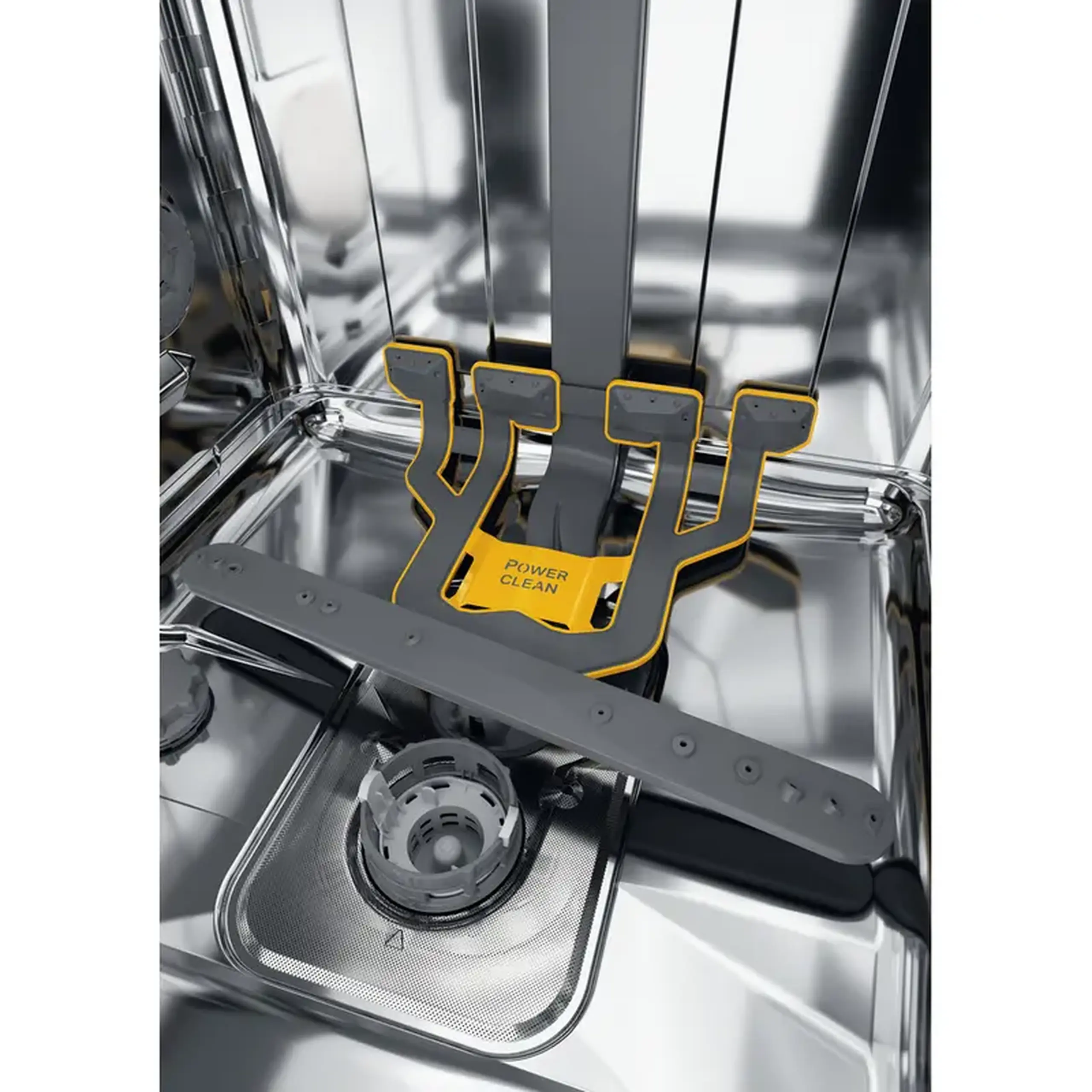 Mașină de spălat vase Whirlpool W7F HP43 X, Oțel inoxidabil