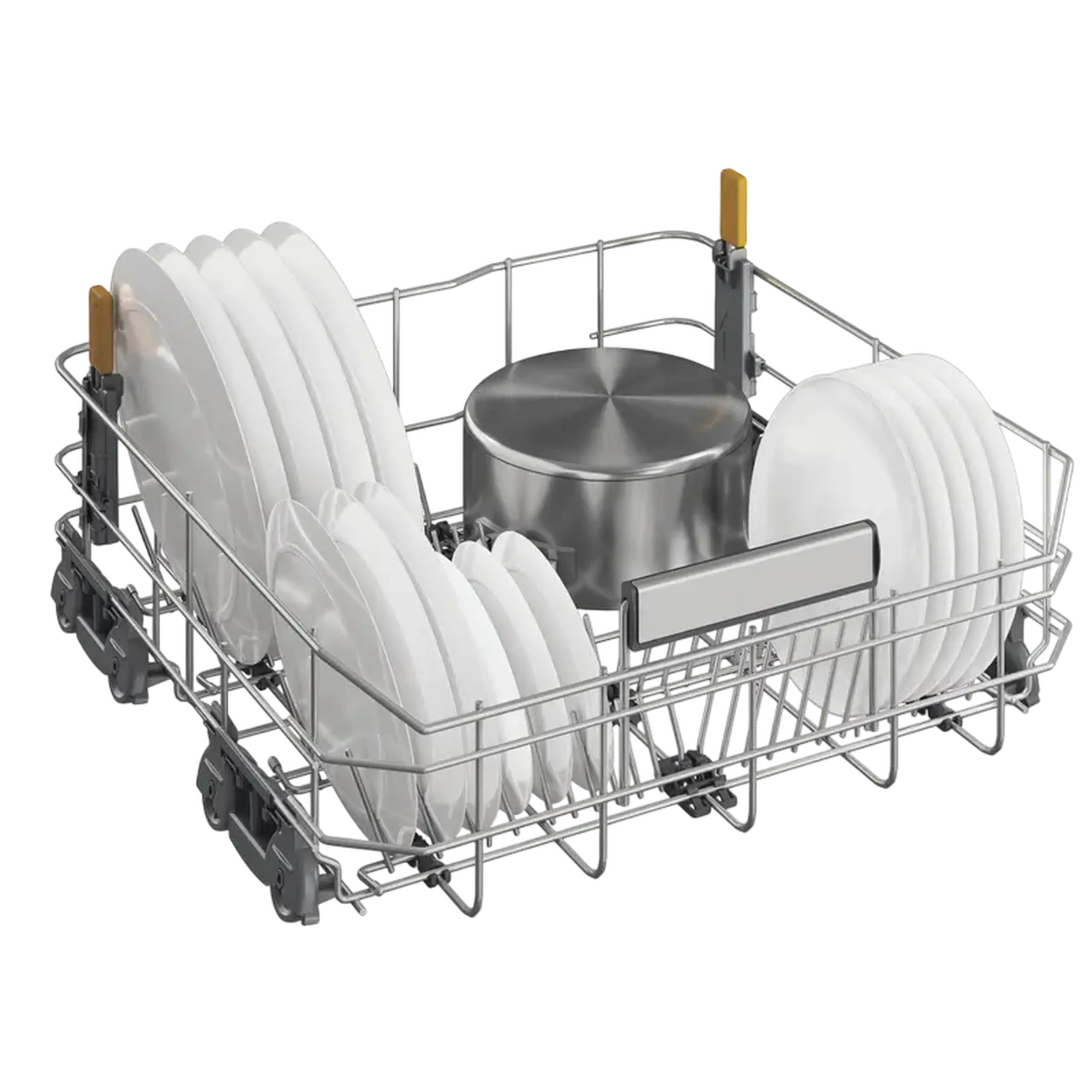 Mașină de spălat vase Whirlpool W7F HP61X, Oțel inoxidabil