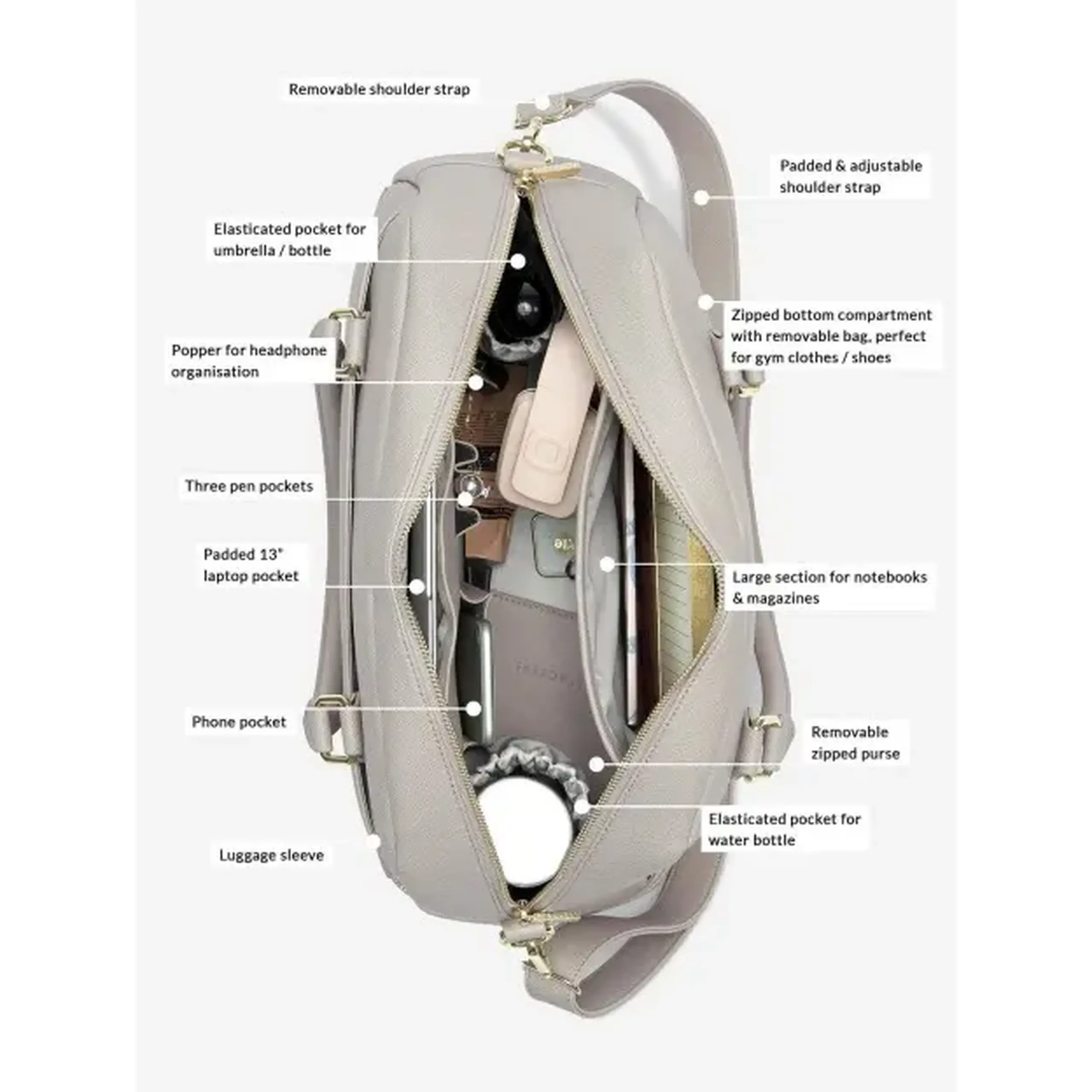 Geantă pentru dame maro