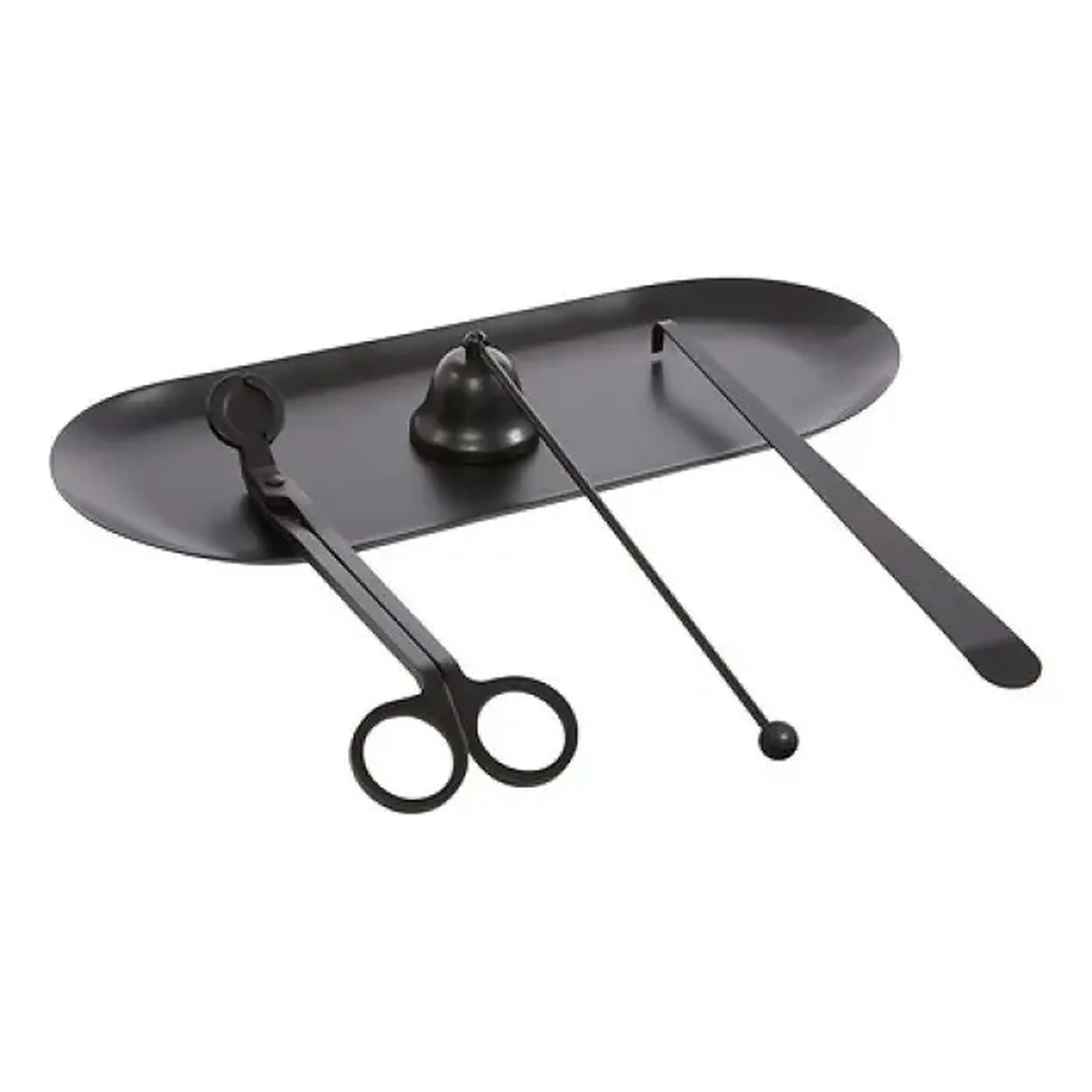 Set 4 accesorii metalice pentru lumânări
