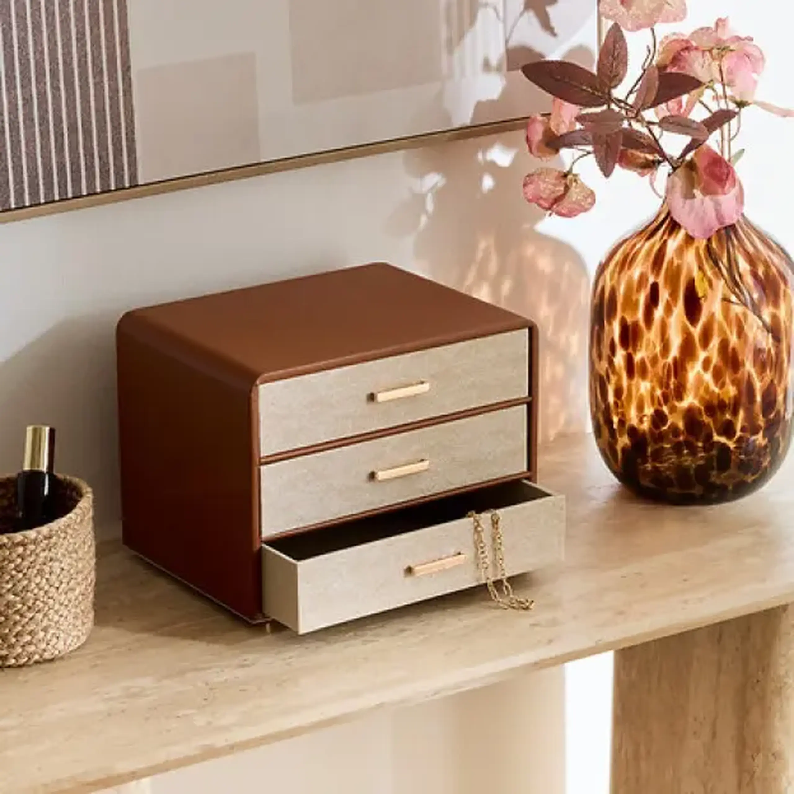 Cutie decorativă Whisky cu 3 sertare