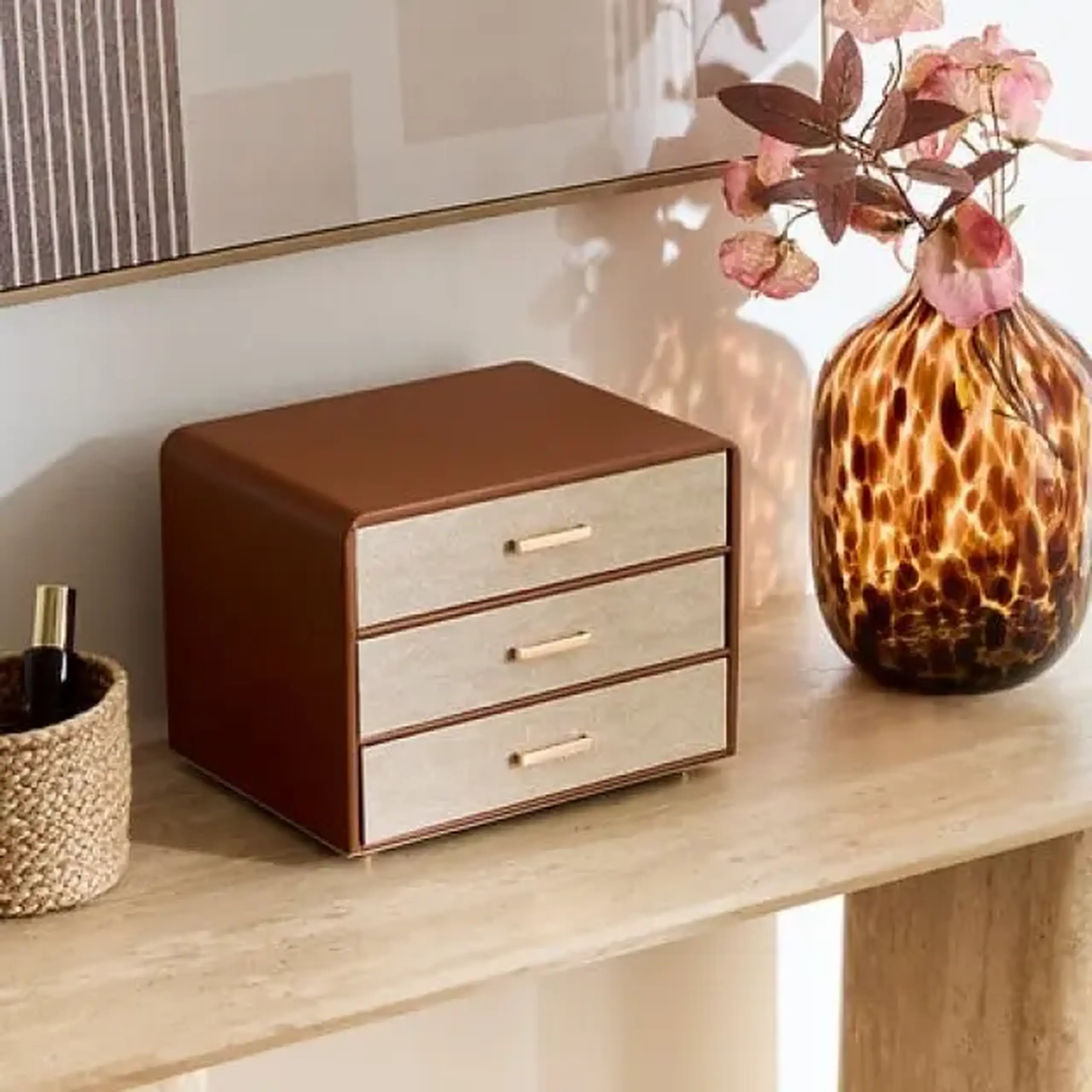Cutie decorativă Whisky cu 3 sertare