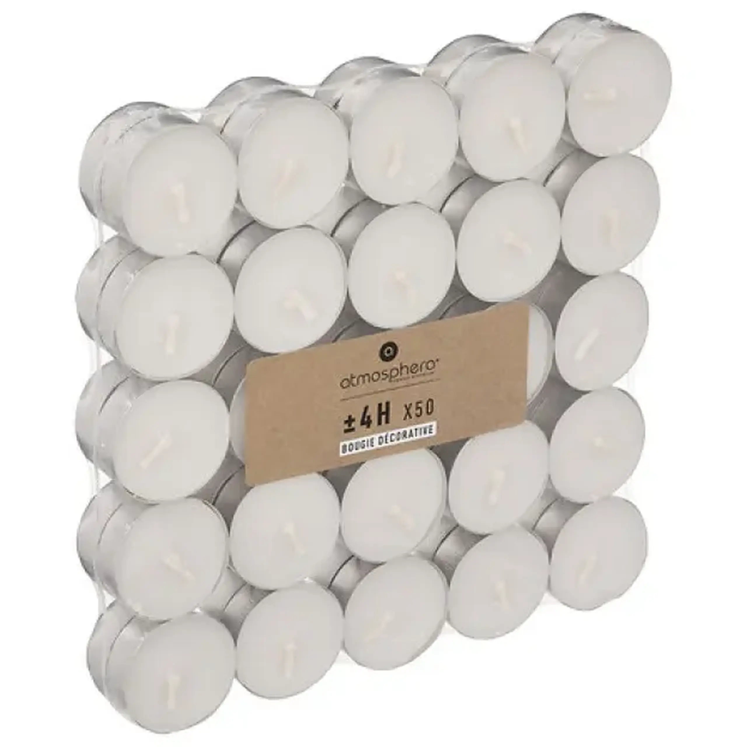 Set 50 lumânări tip pastilă