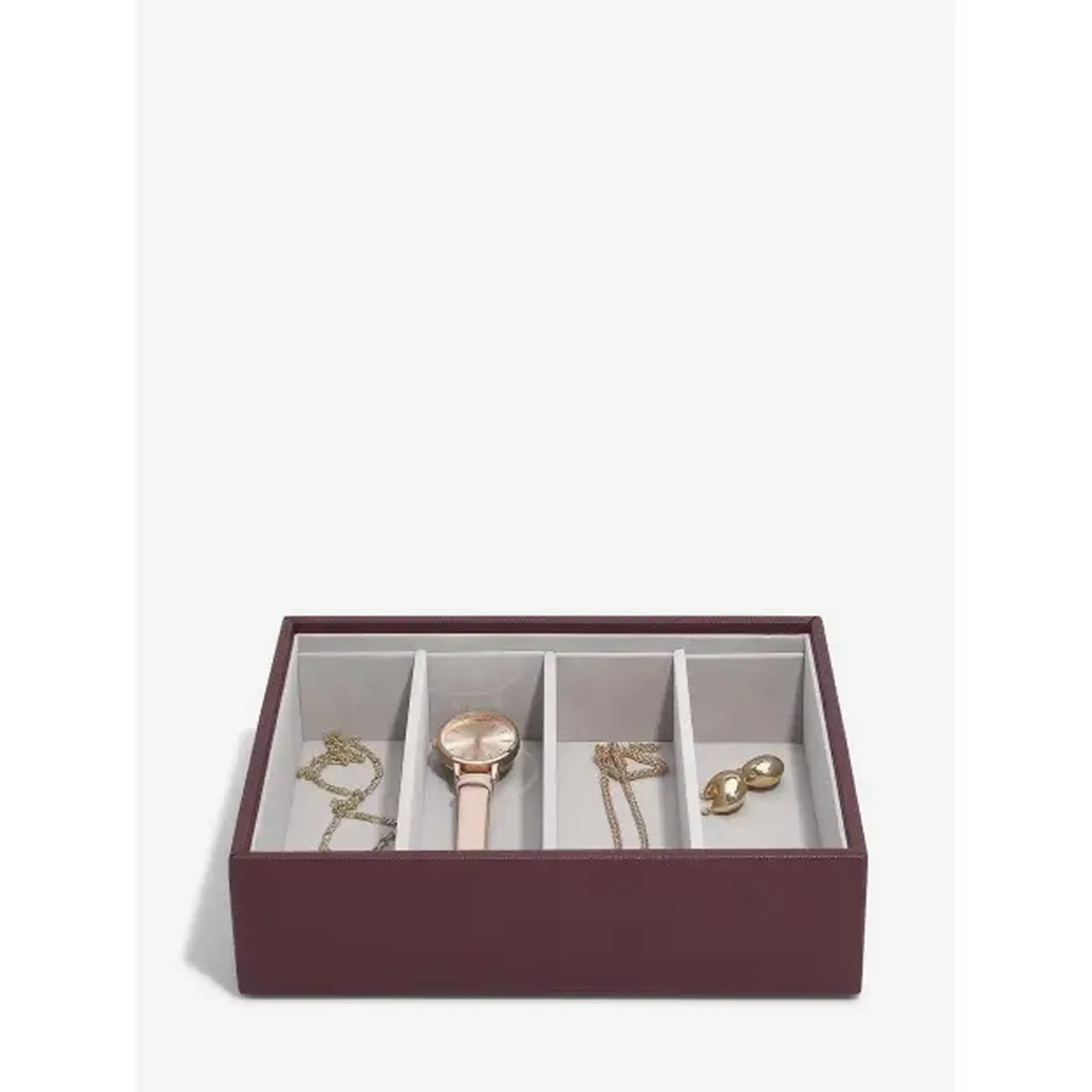 Cutie pentru accesorii&ochelari classic BURGUNDY