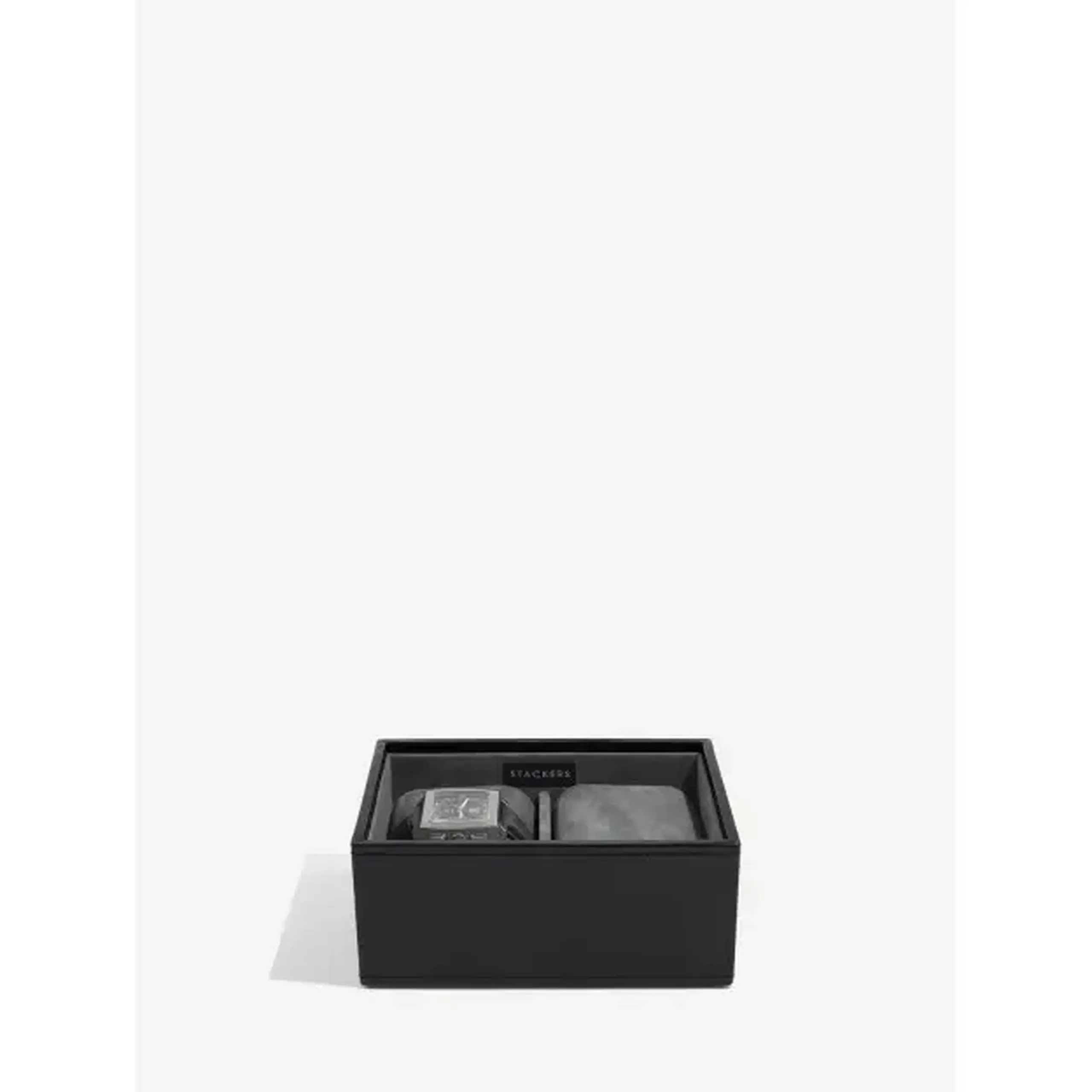 Cutie pentru ceas 2 secțiuni Black