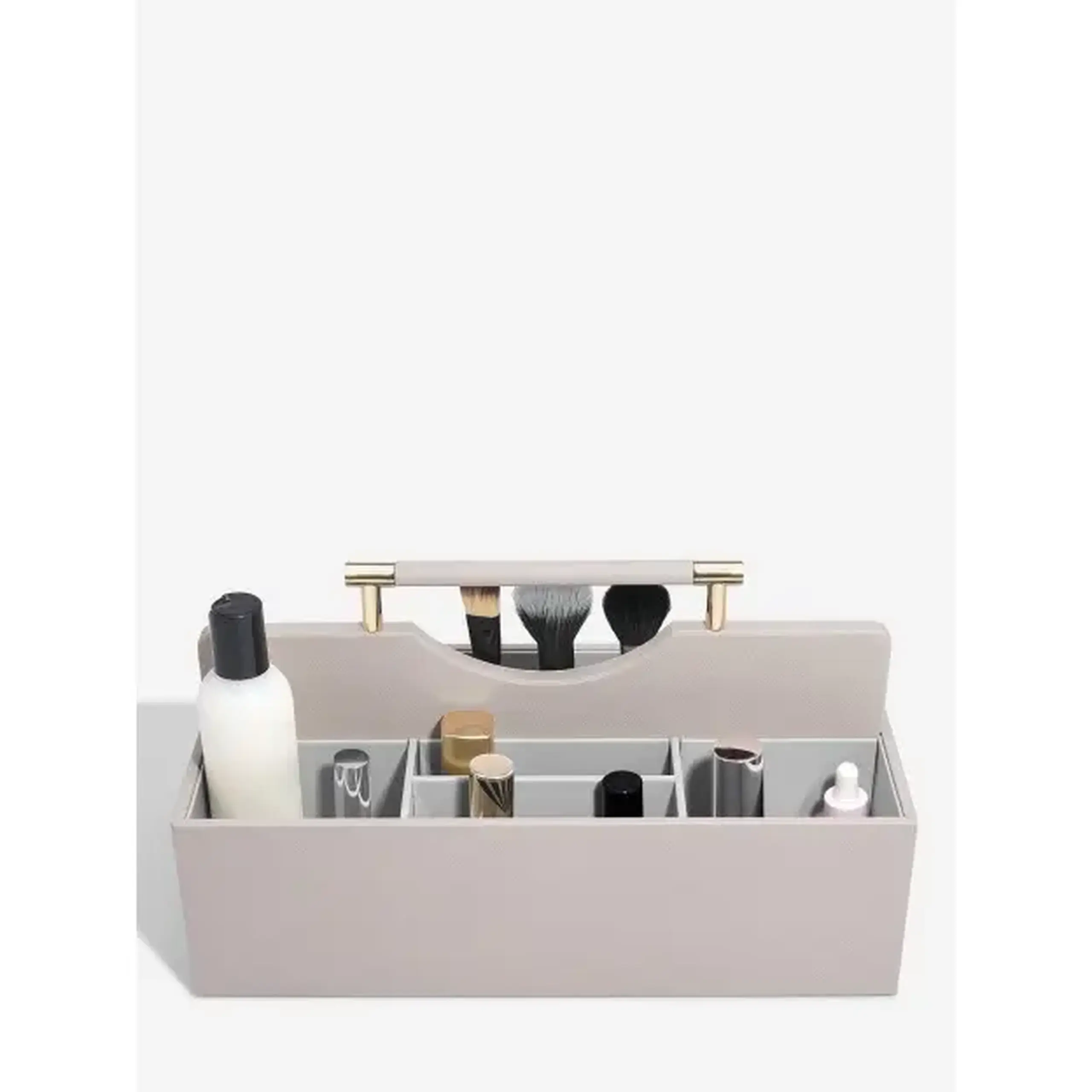 Organizator makeup mare bej