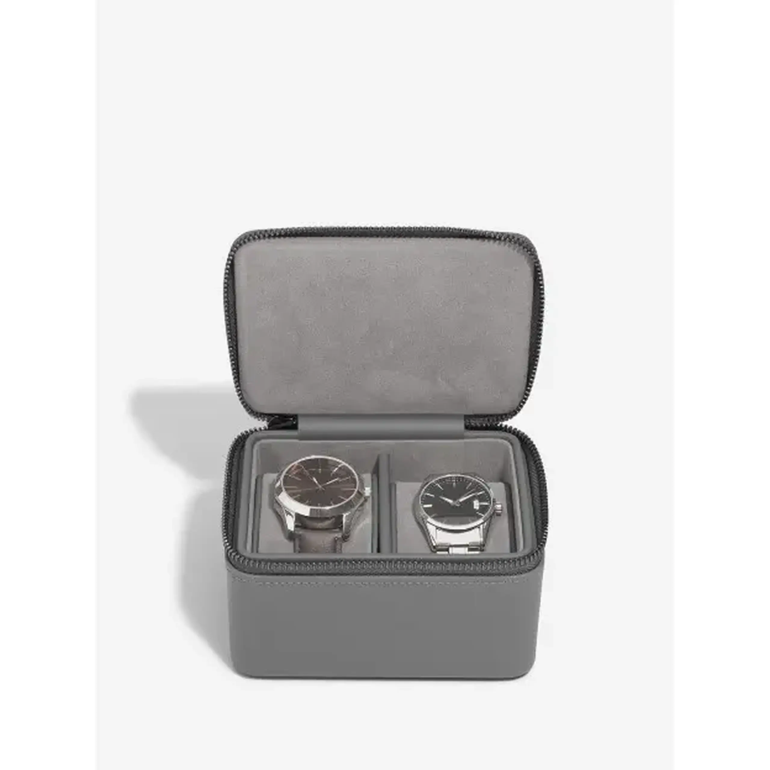 Cutie pentru ceas cu 2 secțiuni GREY