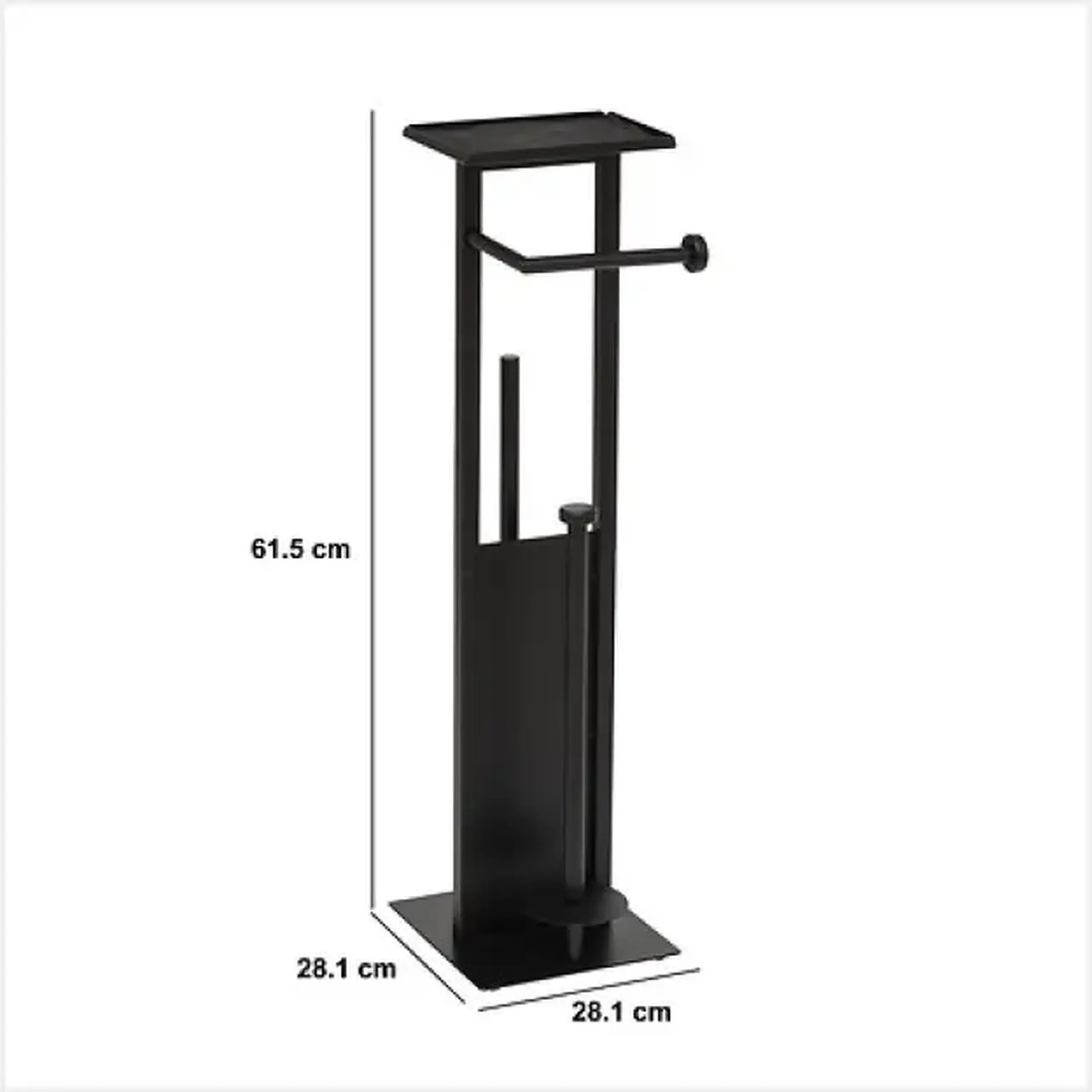 Perie cu suport pentru WC GLASS