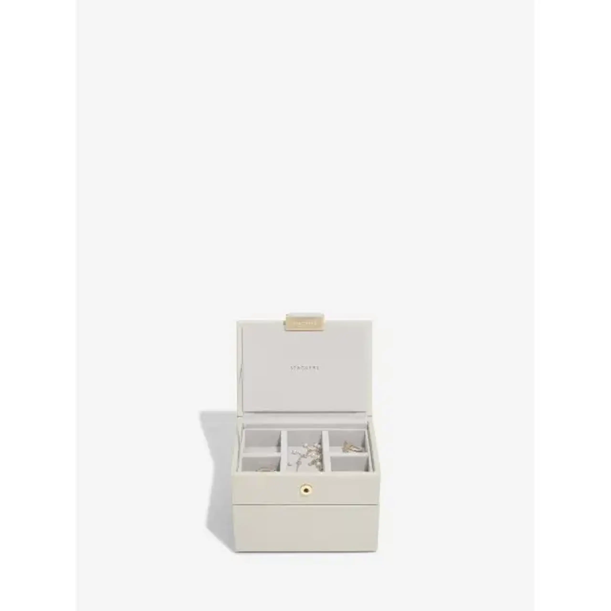 Set 2 cutii pentru bijuterii mini ivory