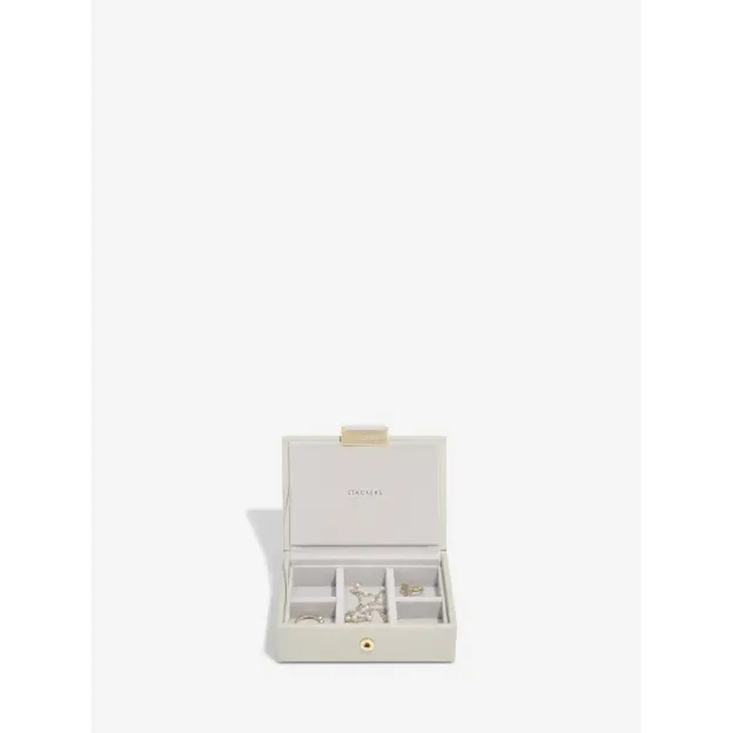 Set 2 cutii pentru bijuterii mini ivory