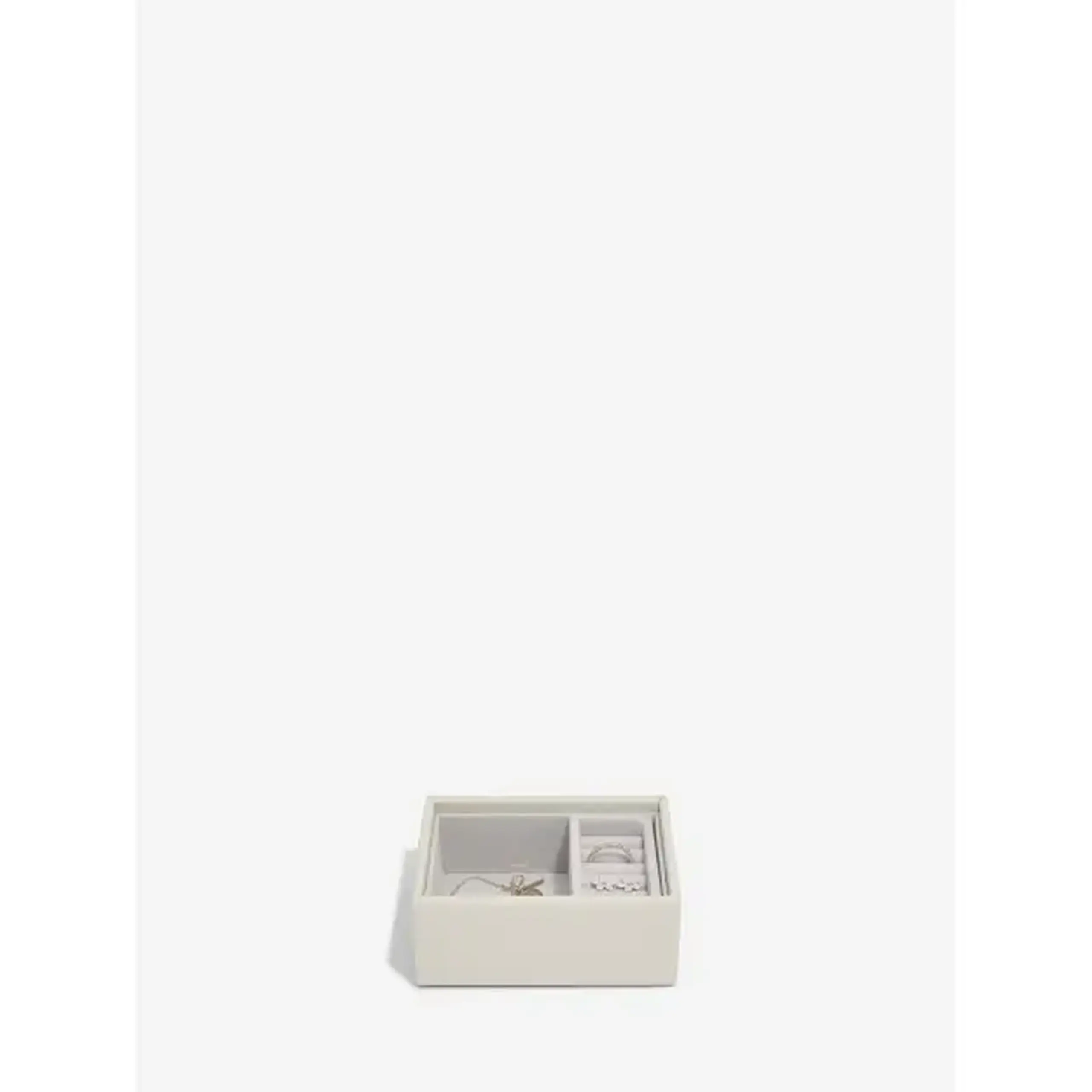 Set 2 cutii pentru bijuterii mini ivory
