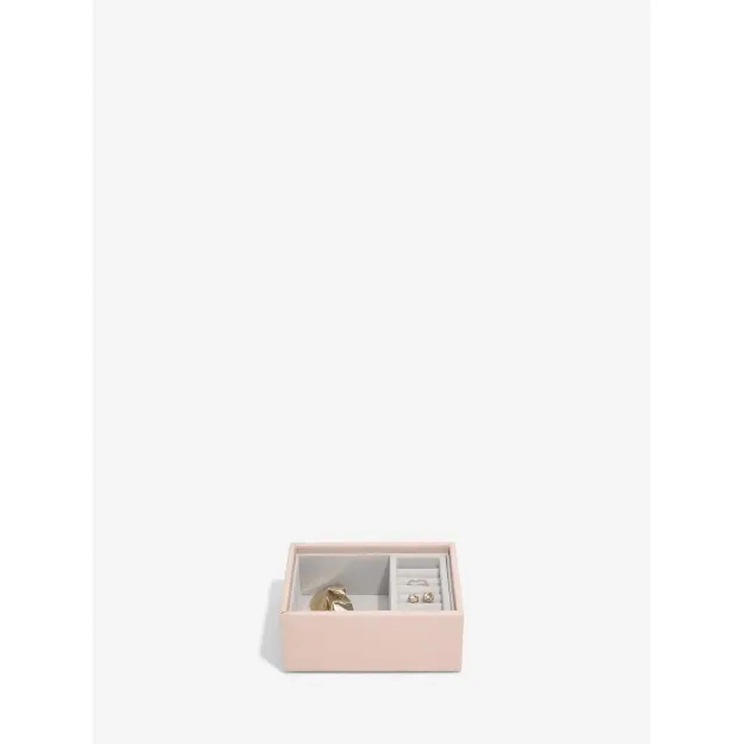 Set 2 cutii pentru bijuterii mini pudra