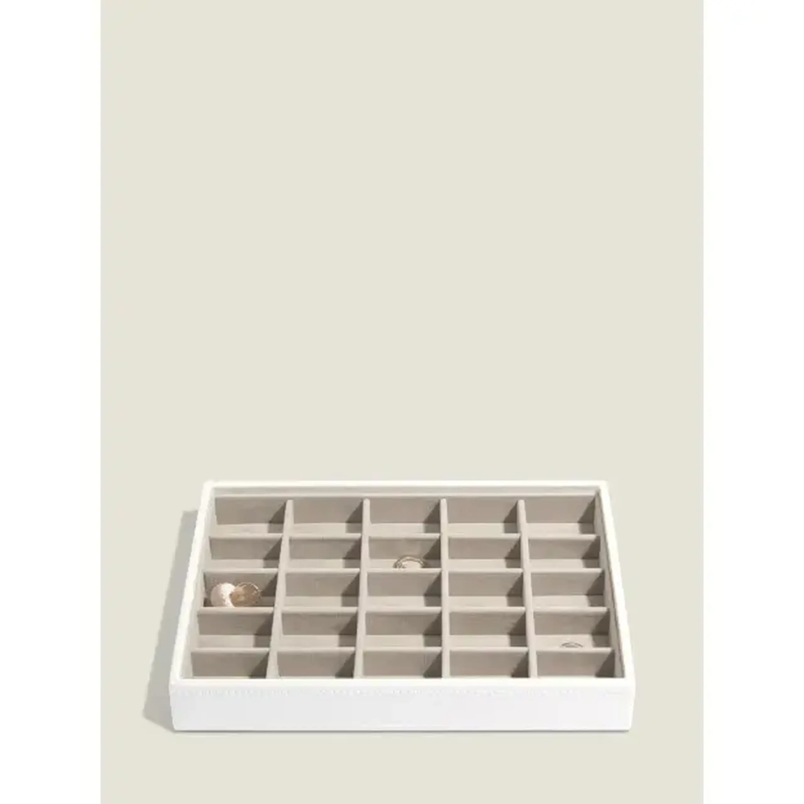 Set 4 cutii pentru bijuterii alb/rose gold