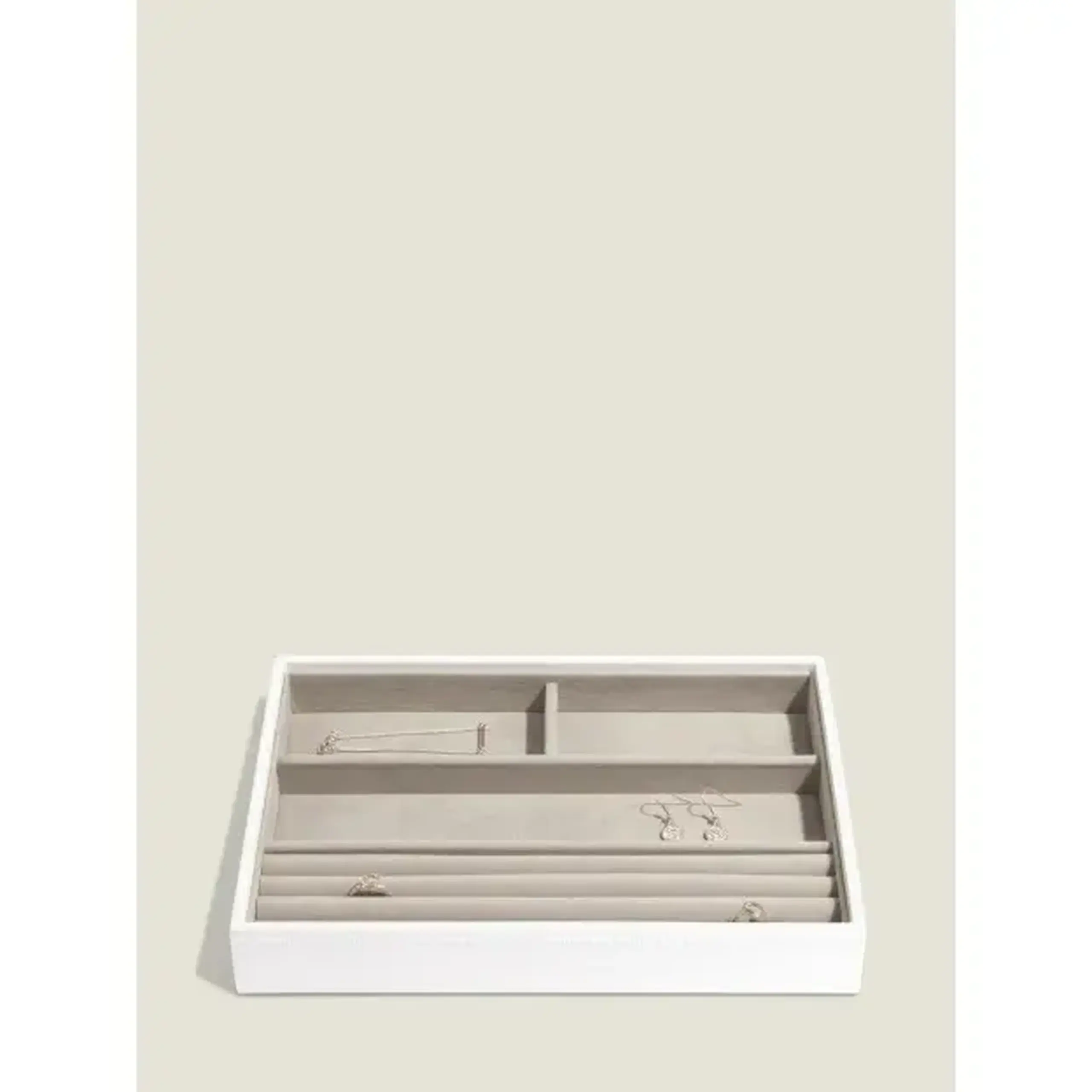 Set 4 cutii pentru bijuterii alb/rose gold