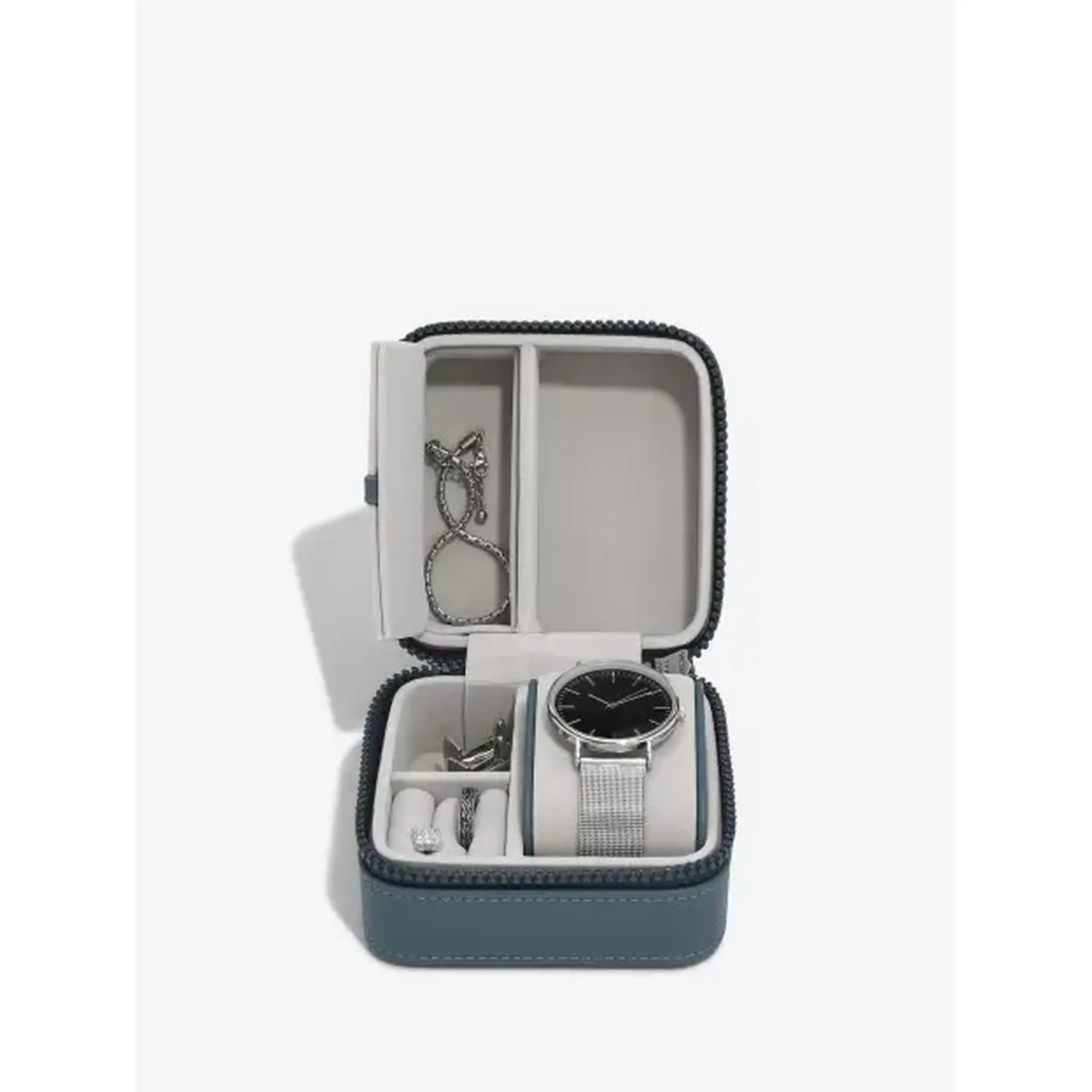Cutie pentru bijuterie&ceas albastru