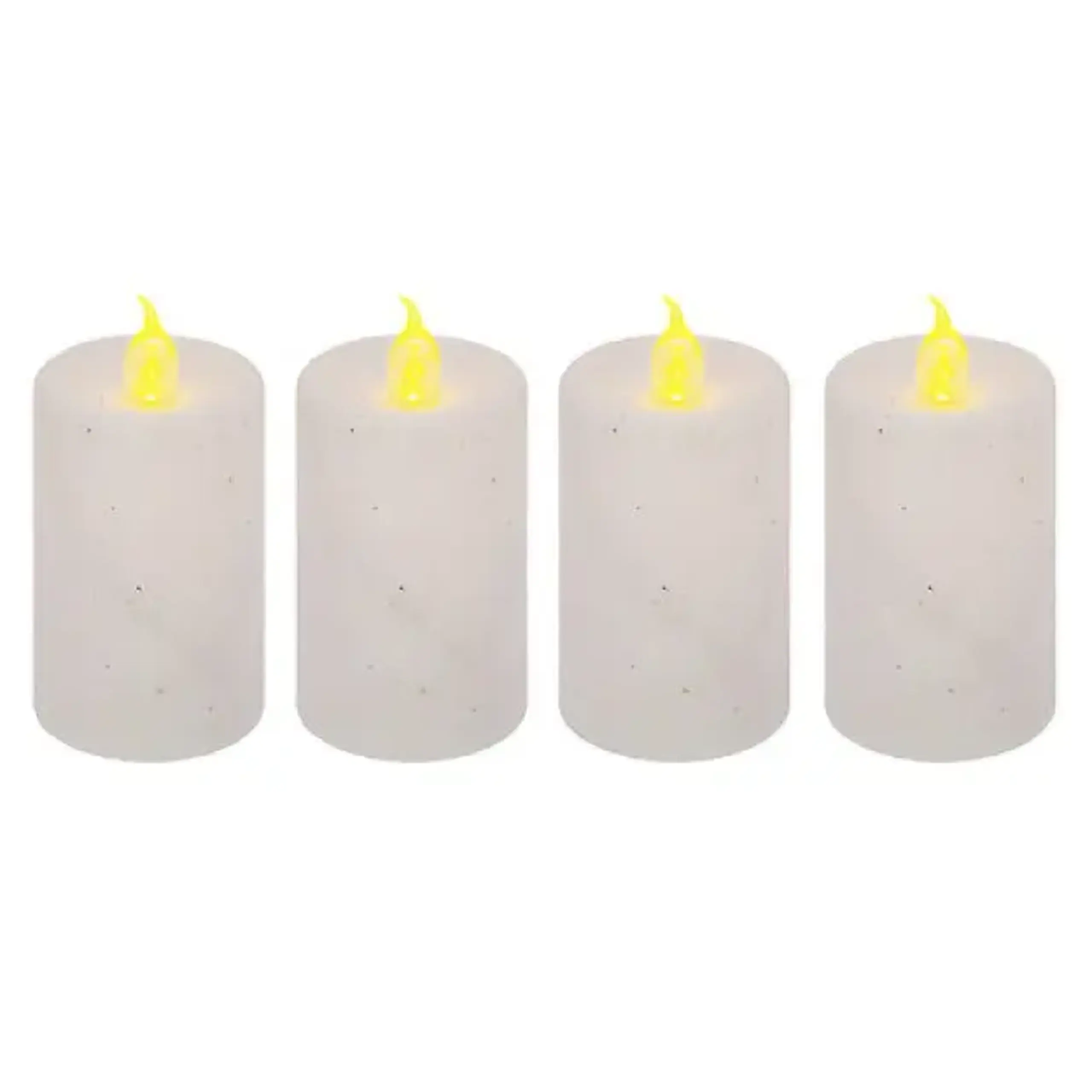 Set lumânări LED WHITE x4