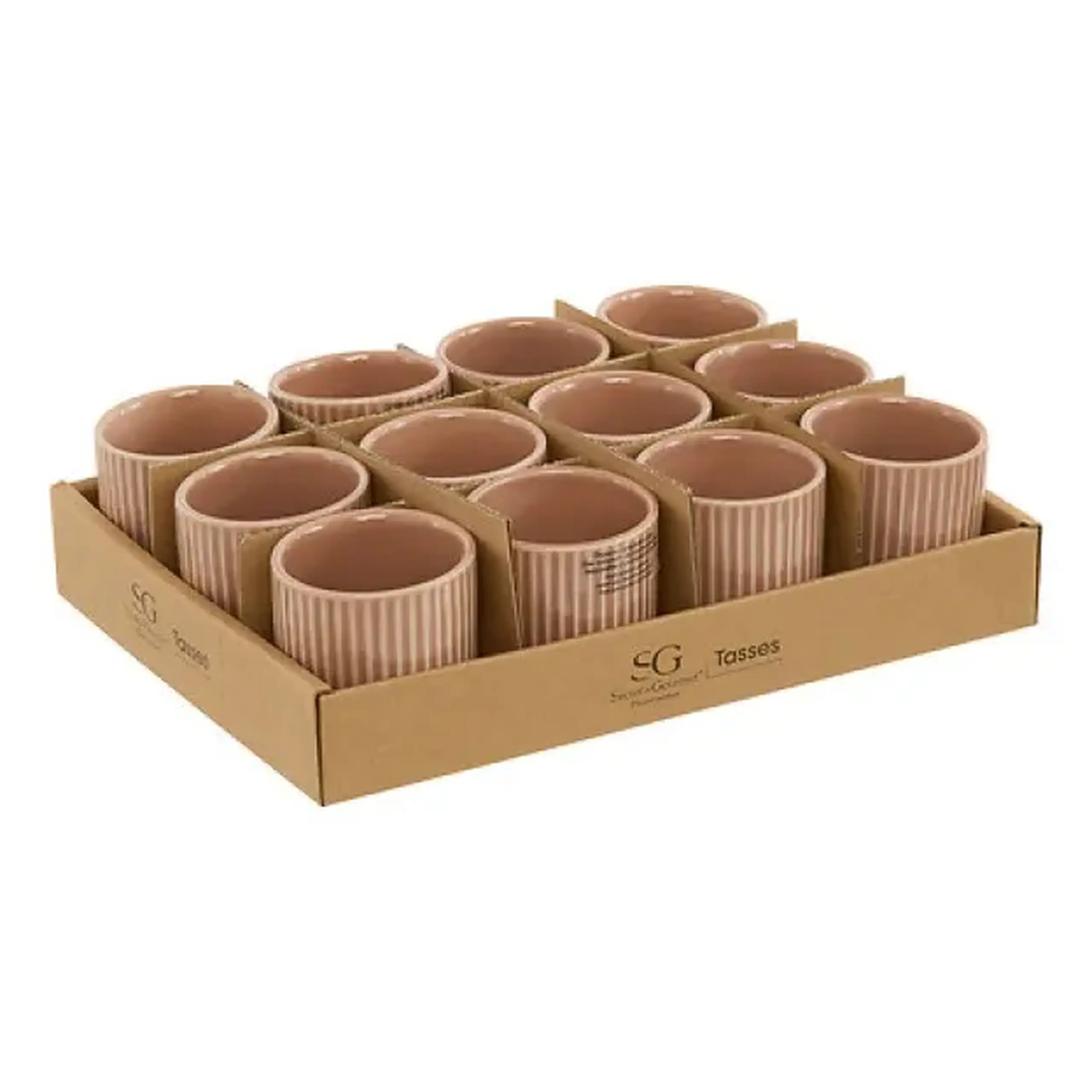 Cană espresso Chloé 11 cl, maro