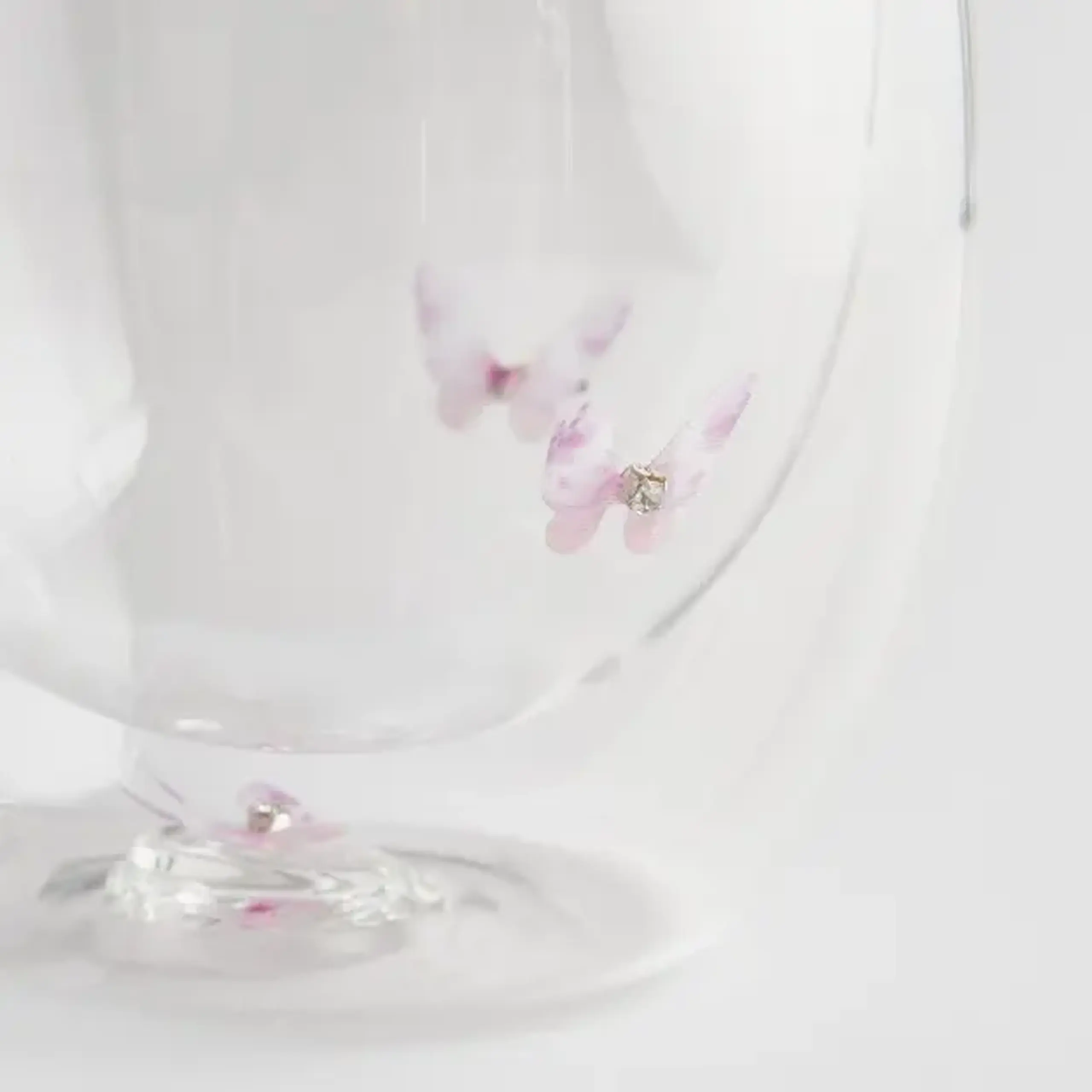 Cană cu sticlă dublă MARIPOSITA