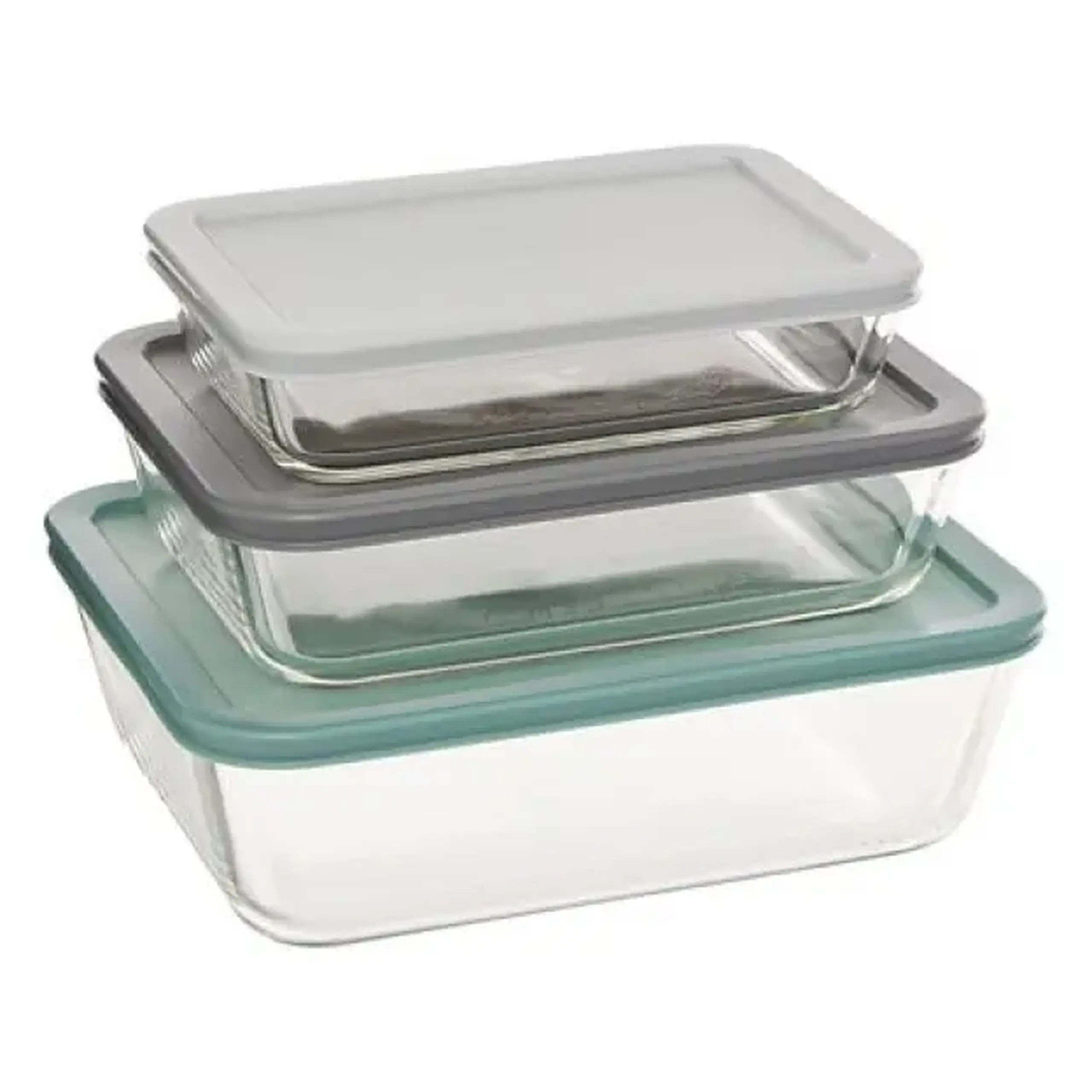 Set containere din sticlă RECT X3
