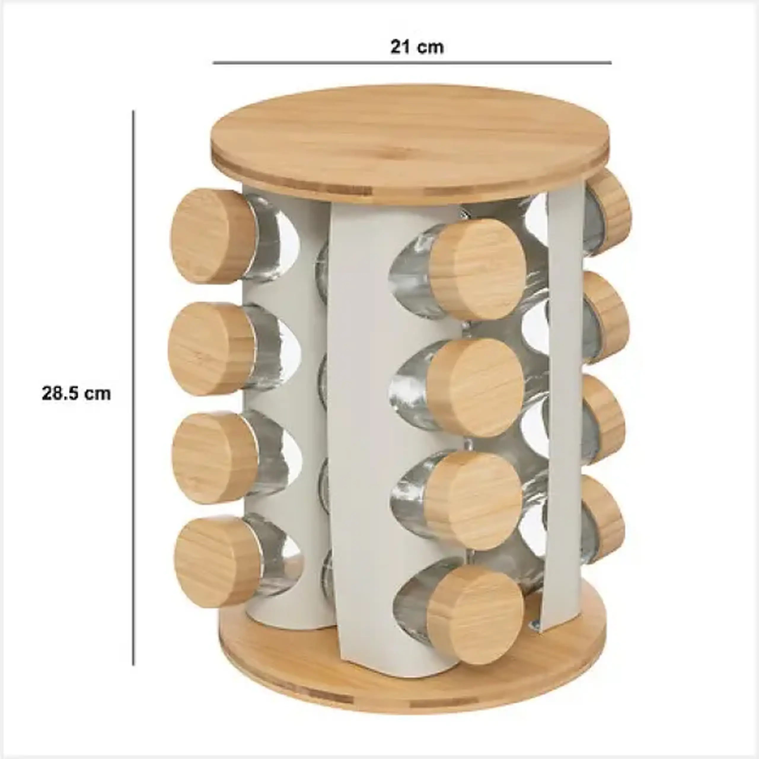 Set recipiente condimente rotativ ENSIA