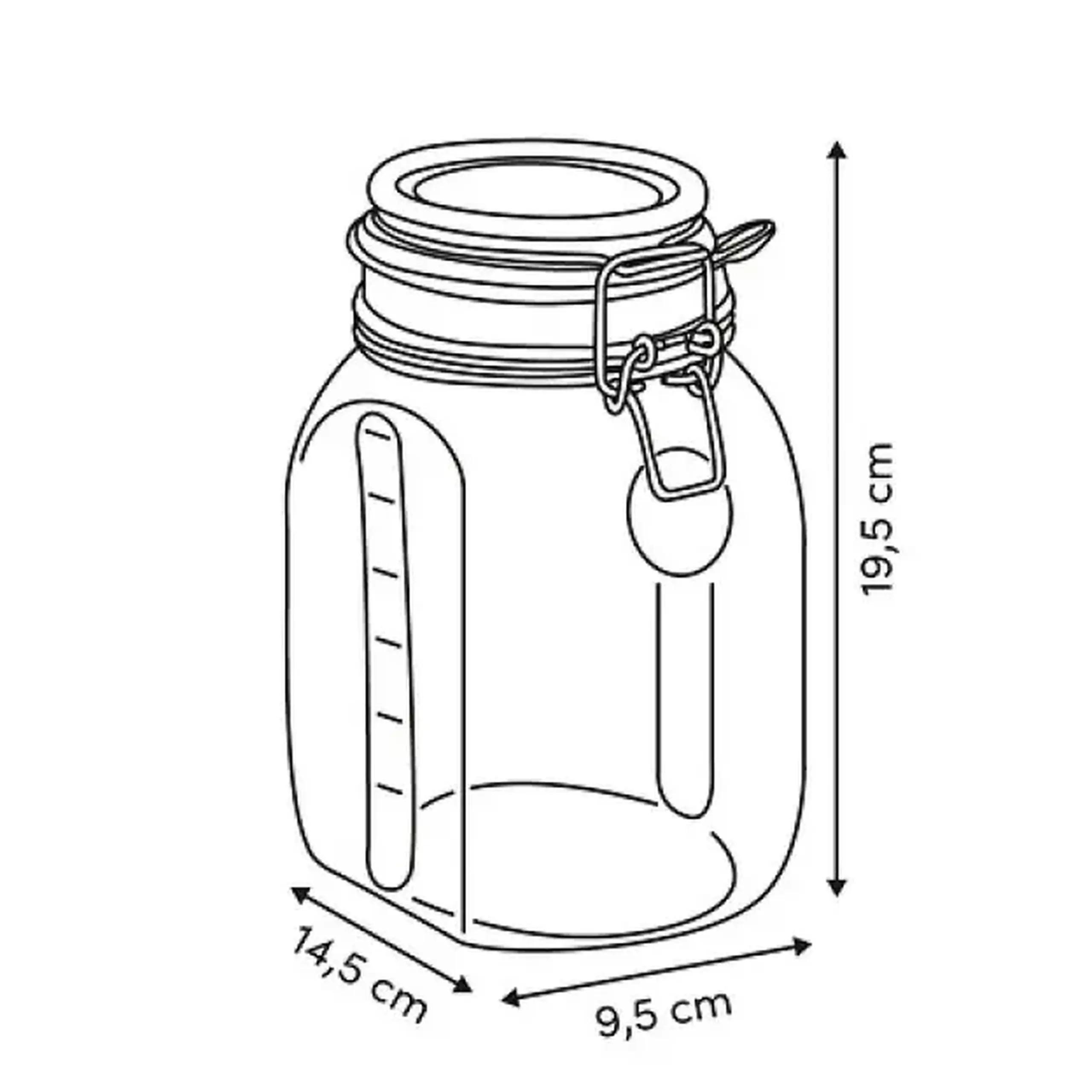 Borcan VERRE 1.5L