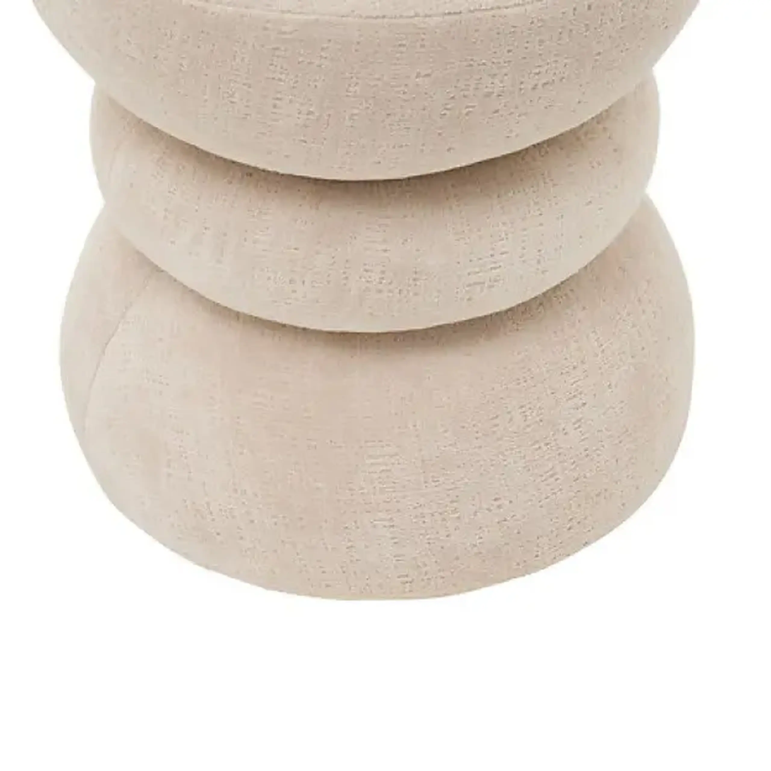 Taburet Totem Ritem, diam. 36 cm, ivoire