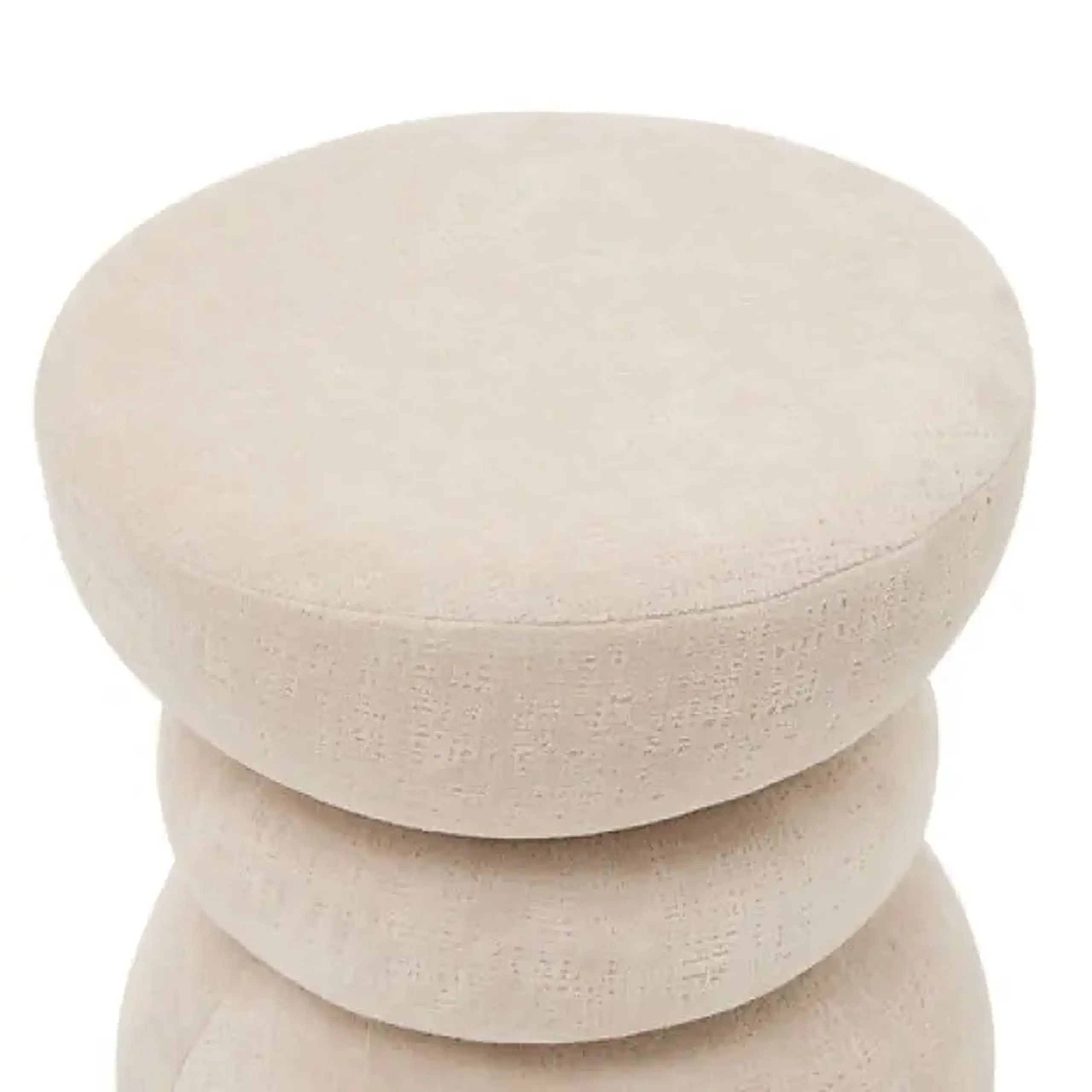 Taburet Totem Ritem, diam. 36 cm, ivoire