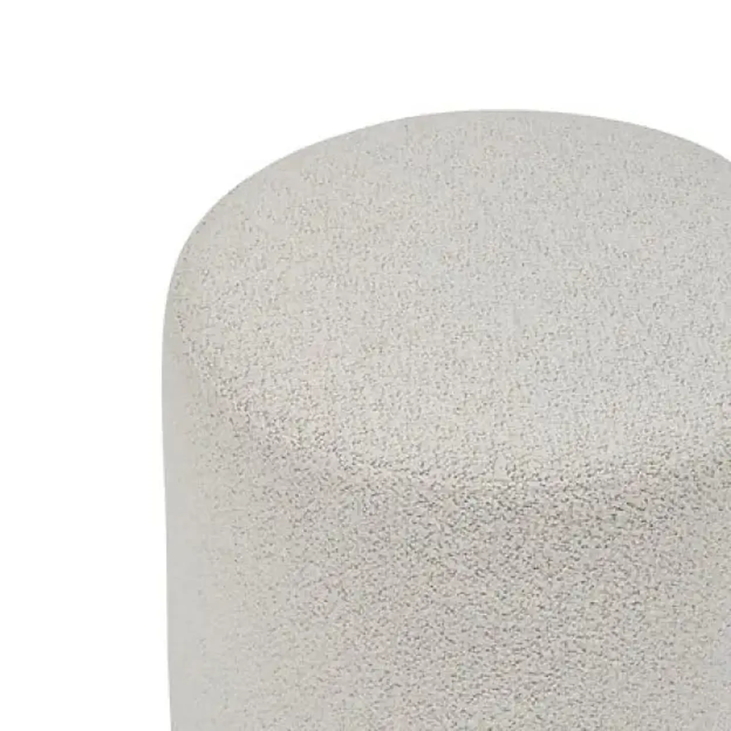 Taburet Nesky bouclé, diam. 41 cm