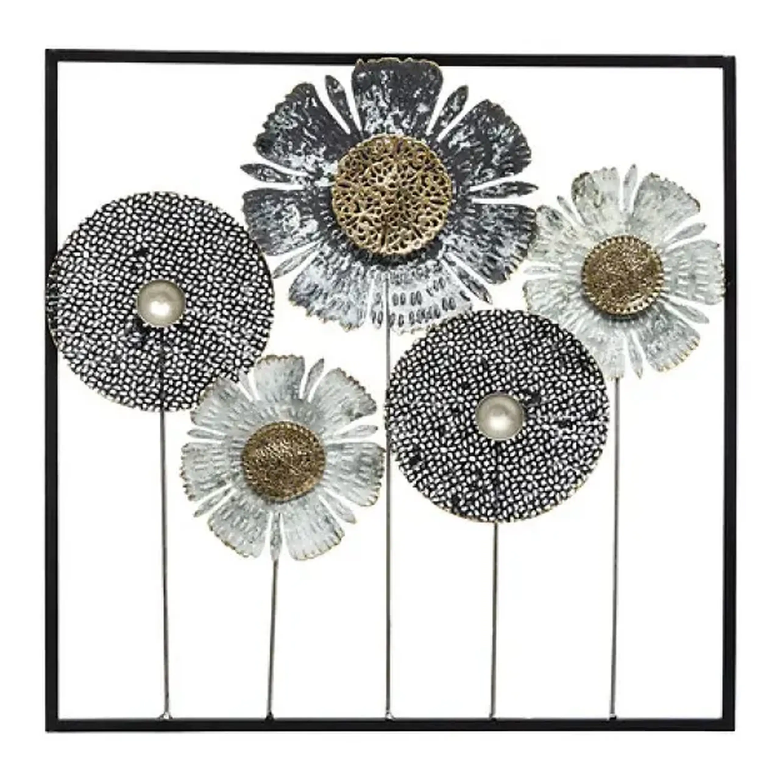Decorațiune de perete FLOWER FIORE 50X50