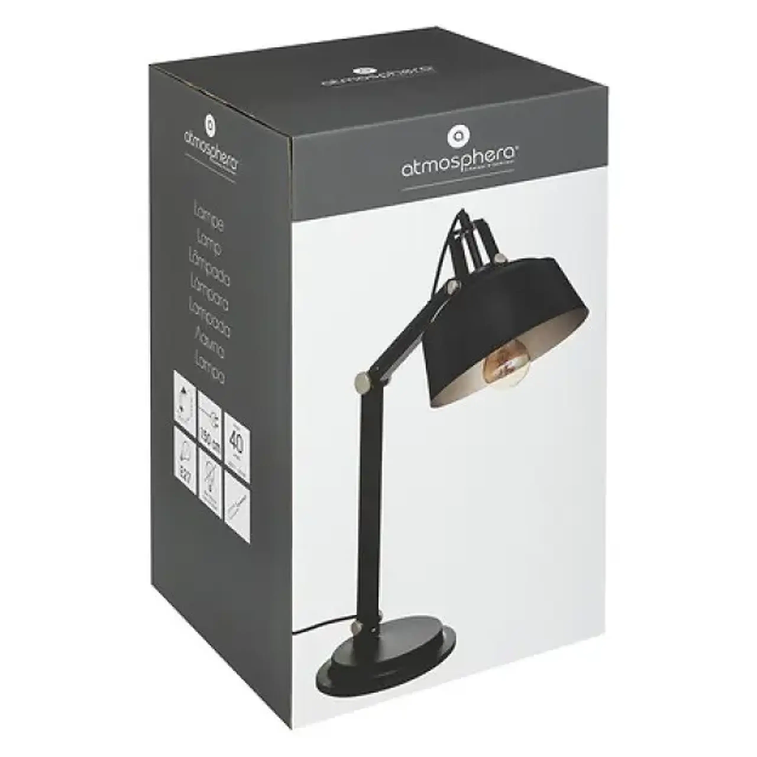 Lampă de masă SOUL BLK H55,8