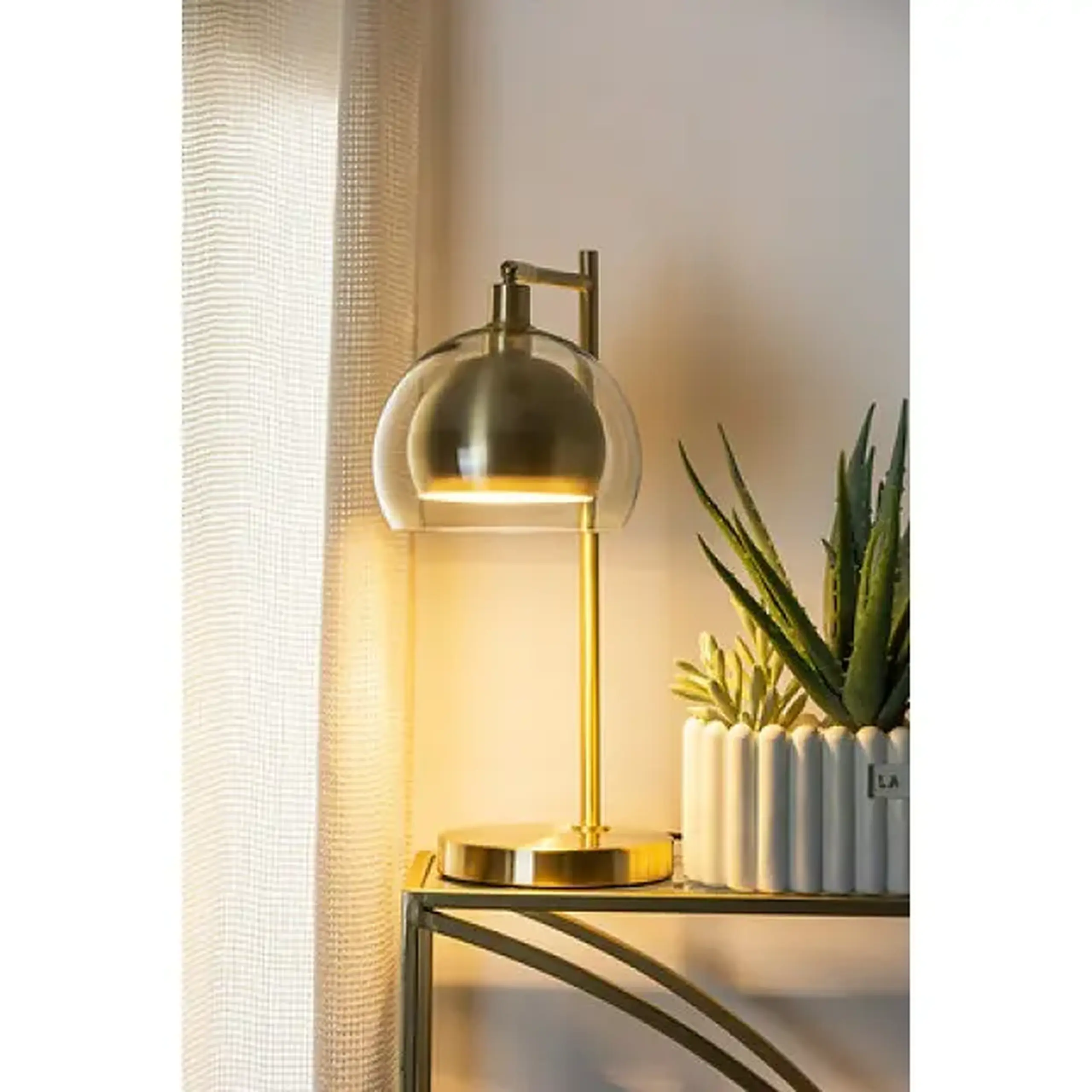 Lampă de masă RIVI GOLD H48