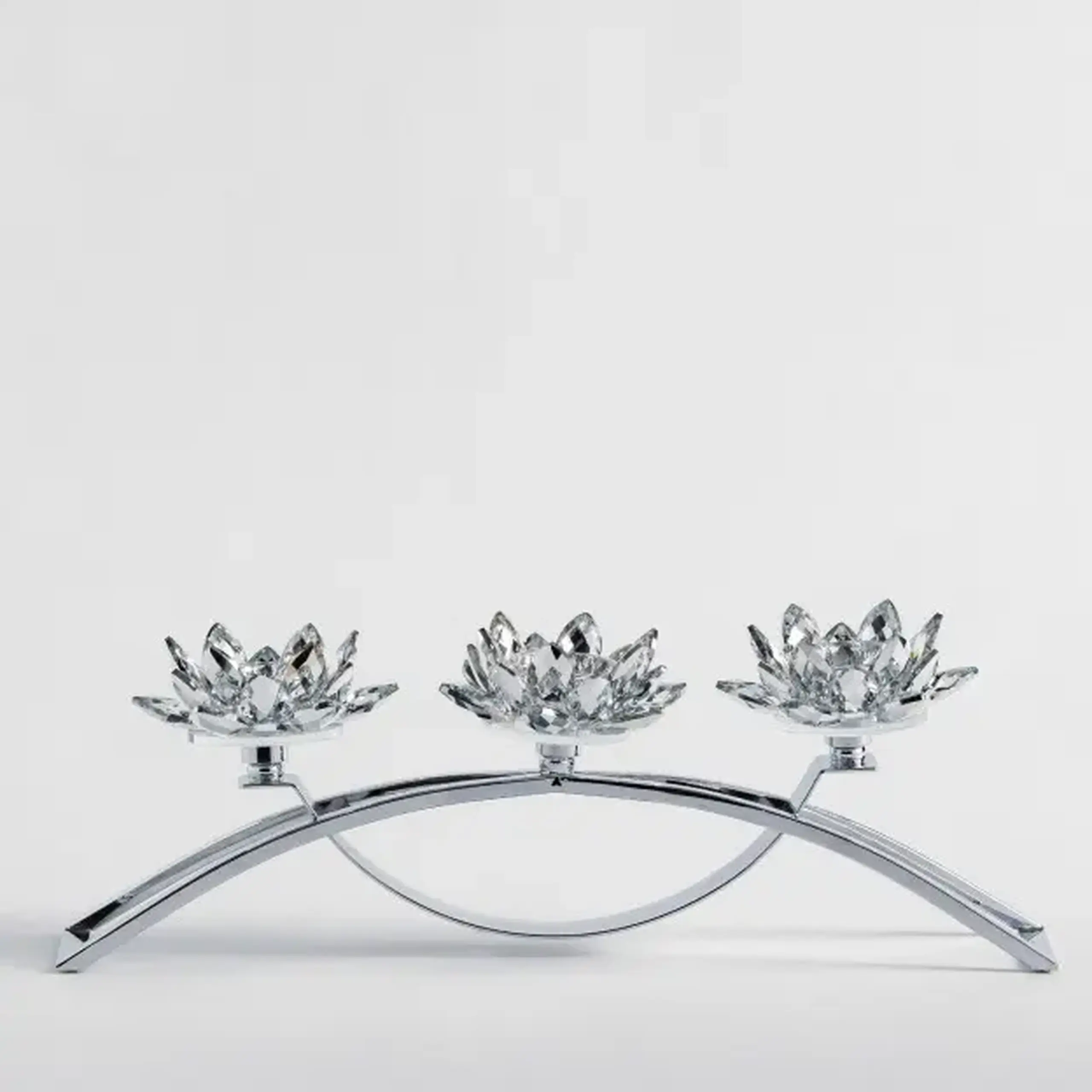 Suport lumânare CRISTAL SHINE TRIO