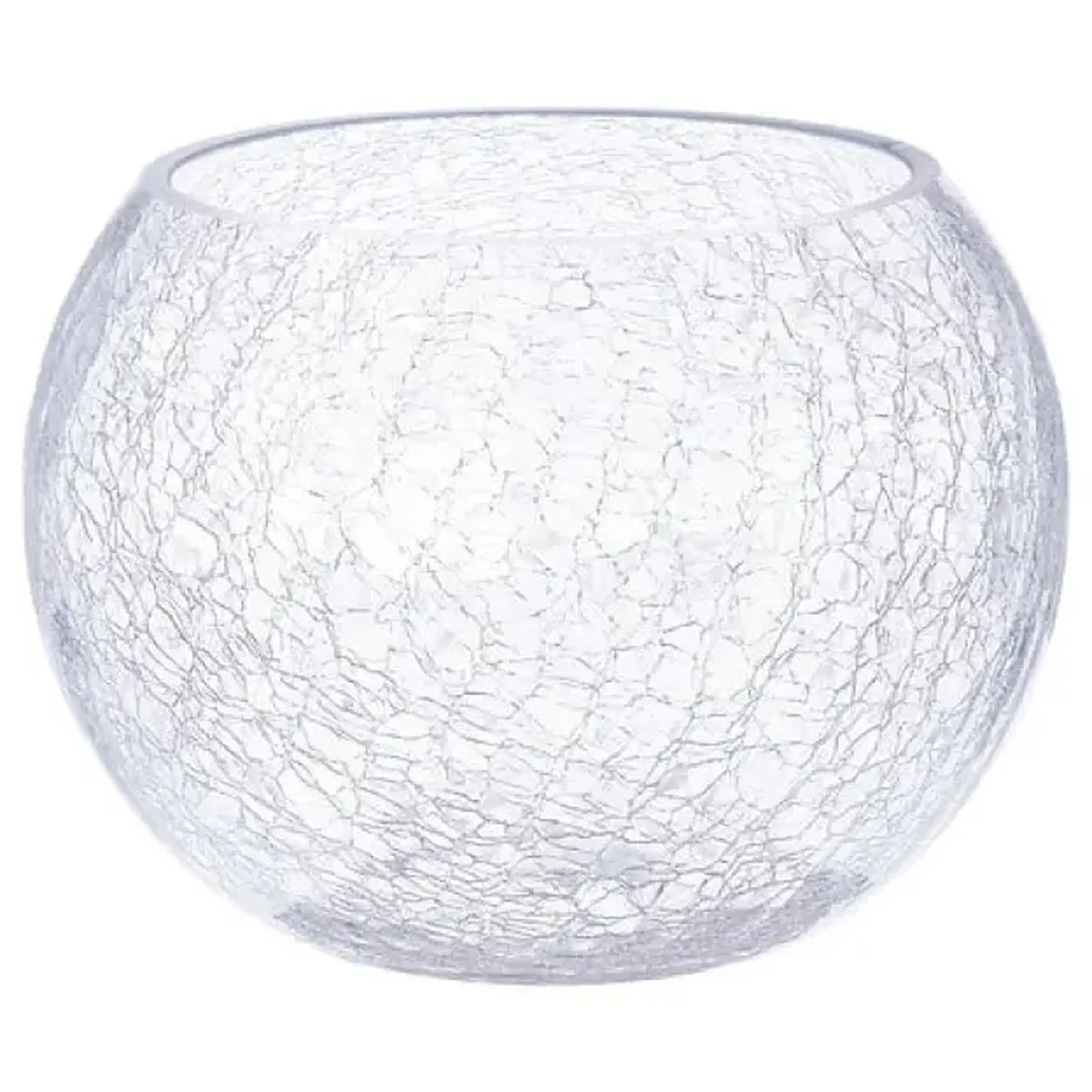 Vază din sticlă BALL CRACKLE D20