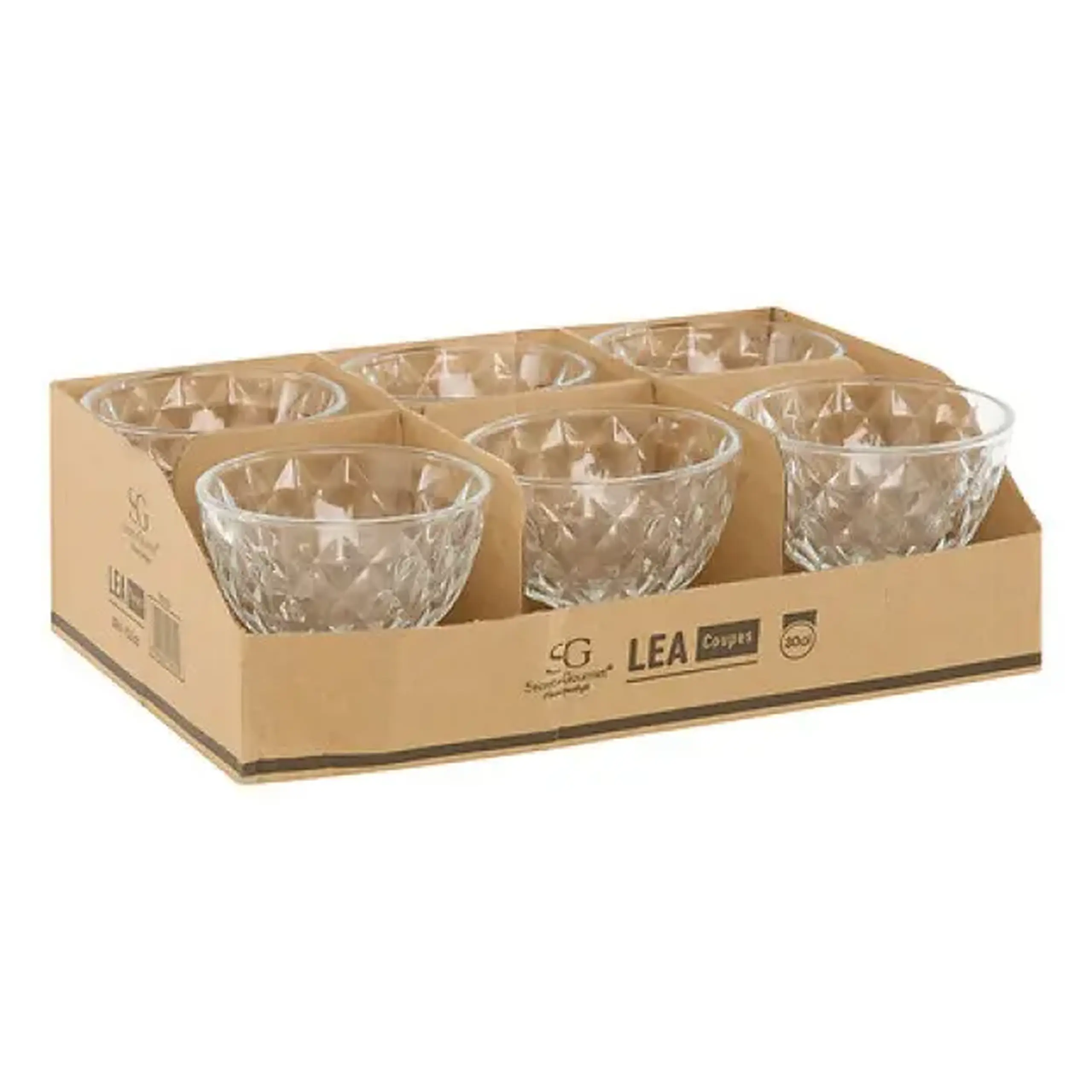Bol pentru înghețată Lea 30 cl, transparent