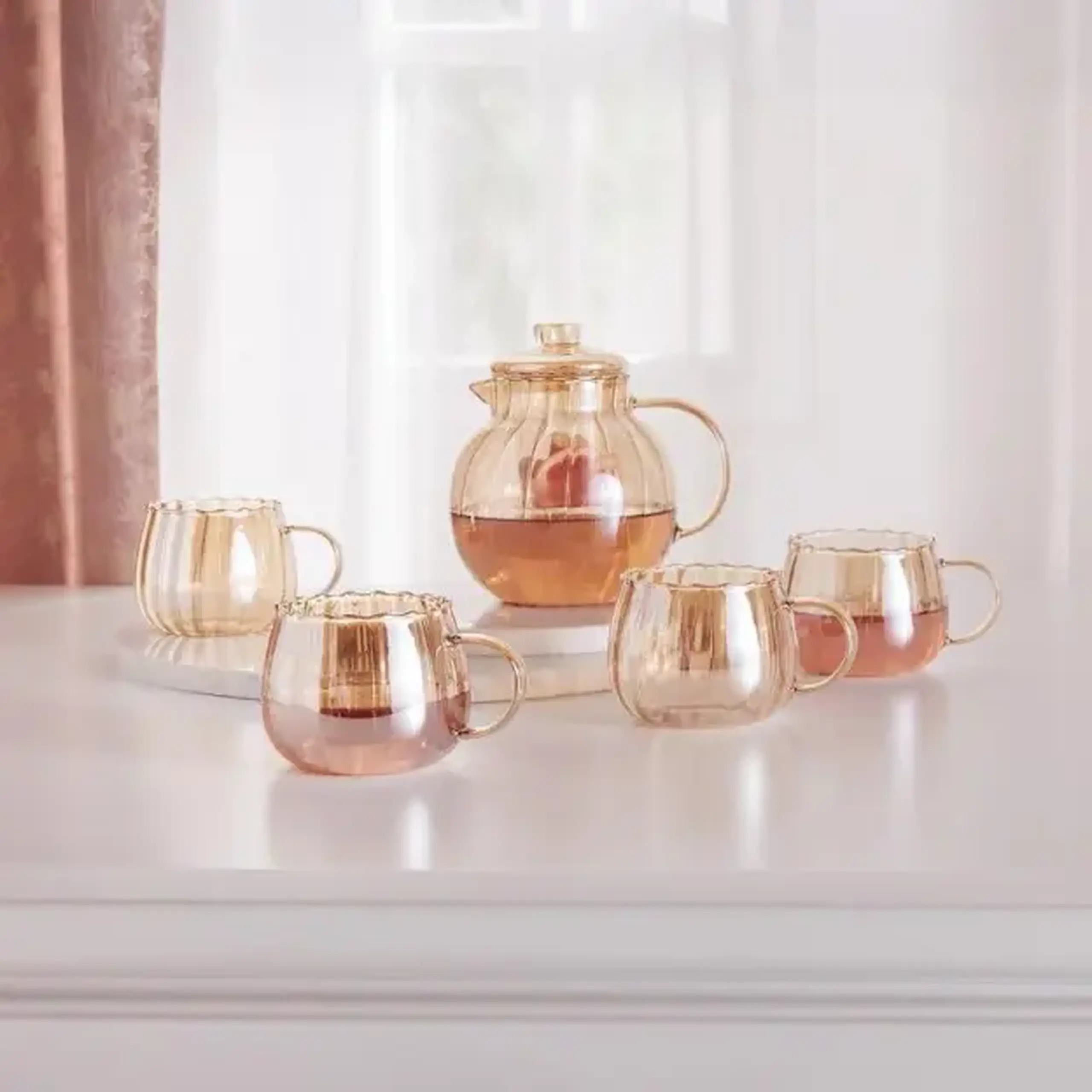 Set carafă cu pahare AMBERO