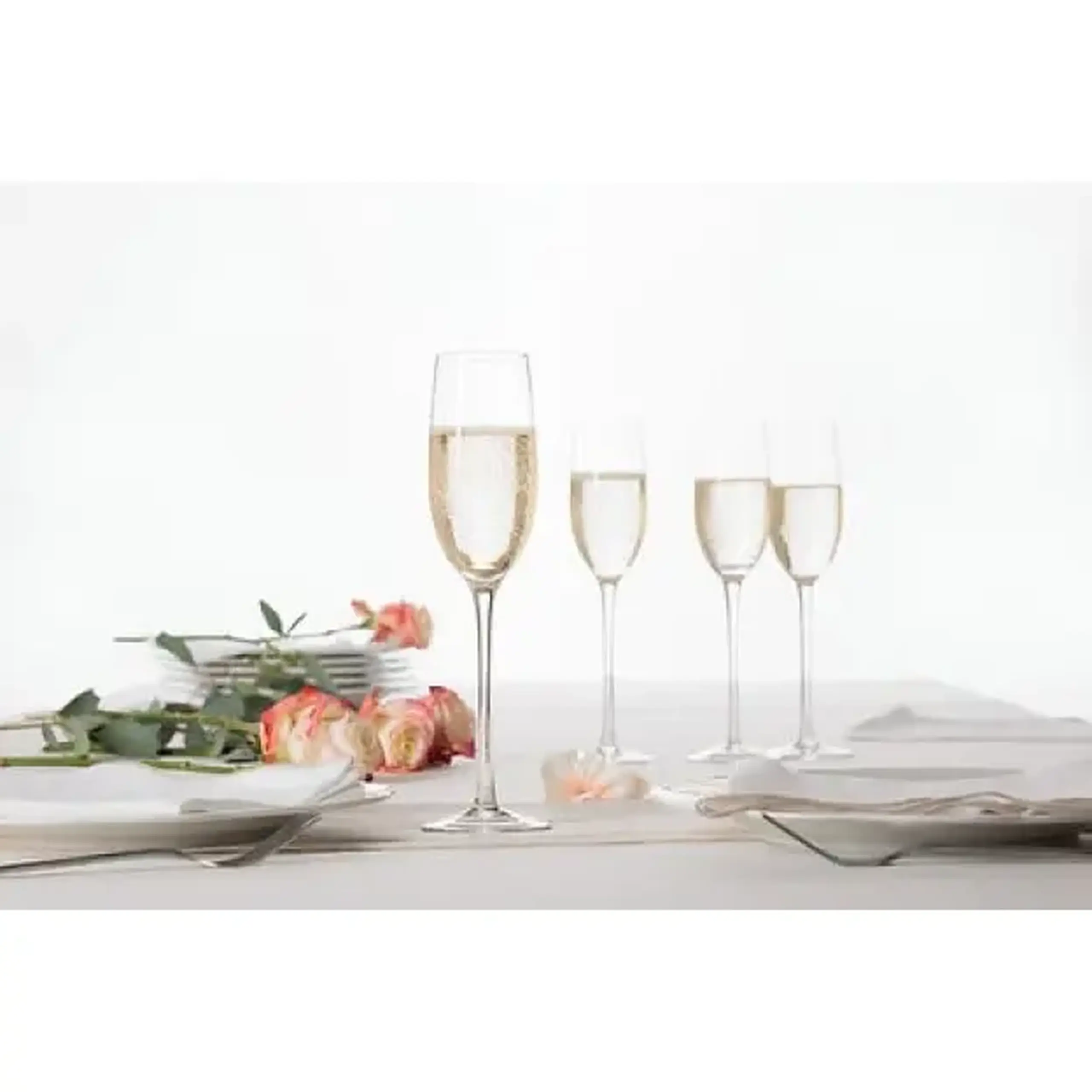 Set pahare șampanie FLUTE X6 21ML