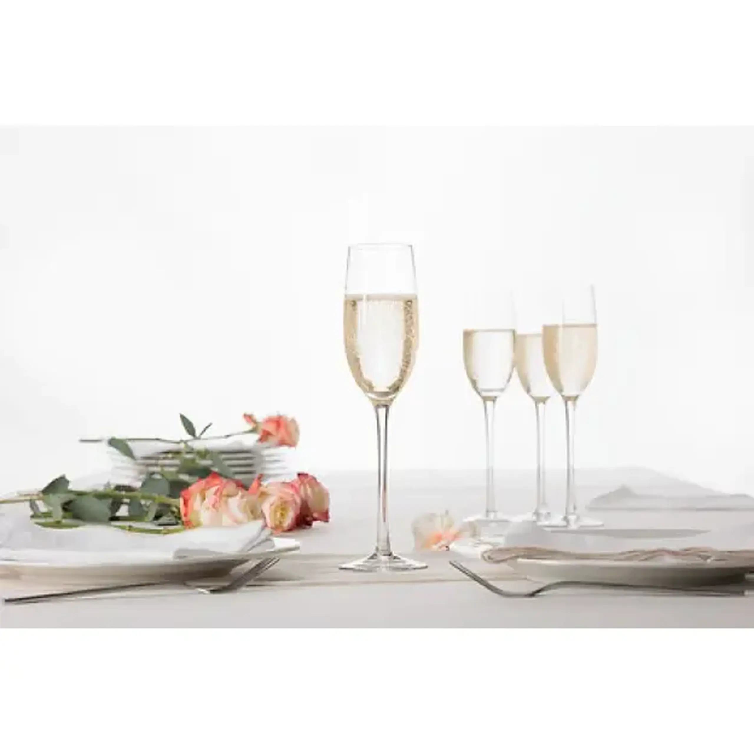 Set pahare șampanie FLUTE X6 21ML