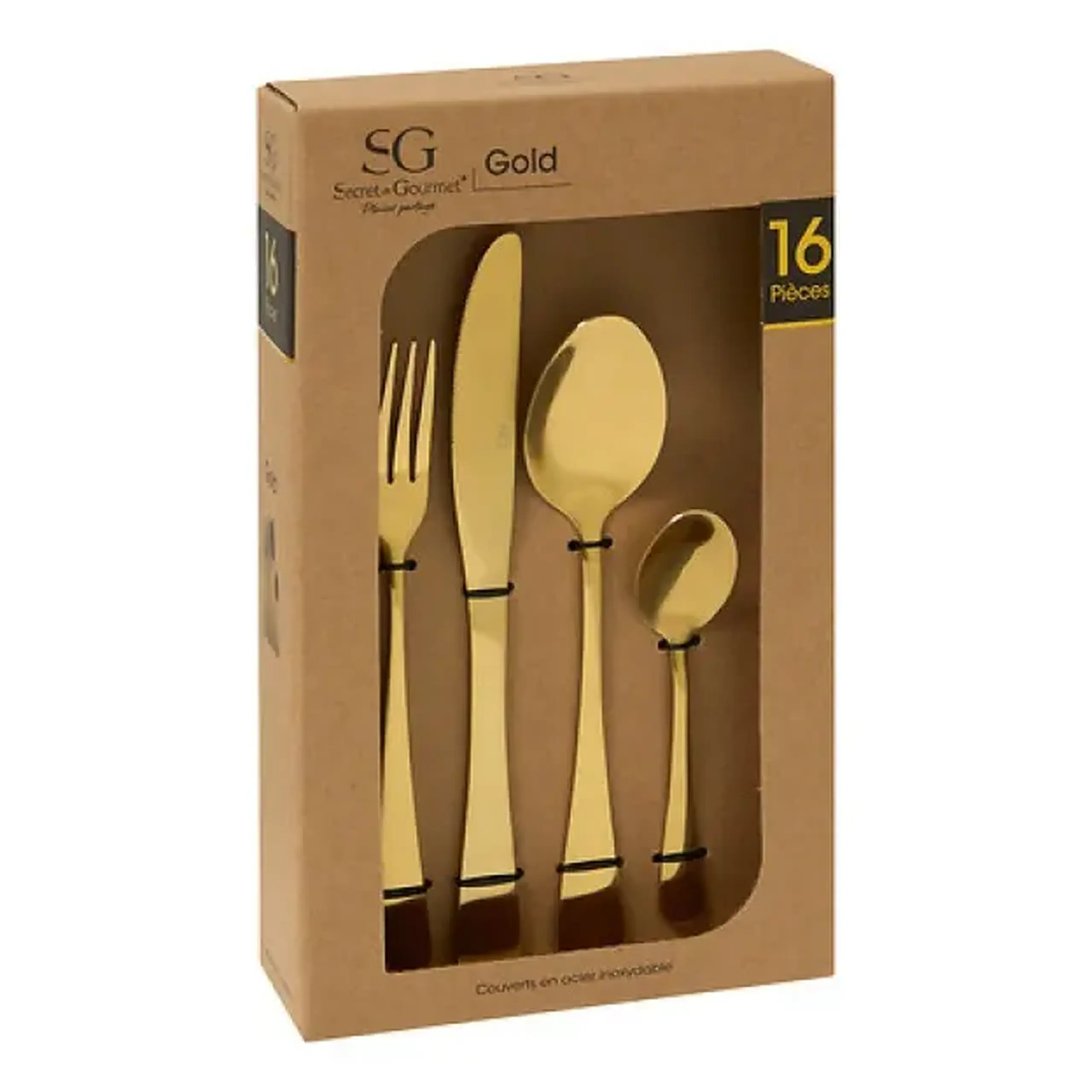 Set tacâmuri GOLD 16P