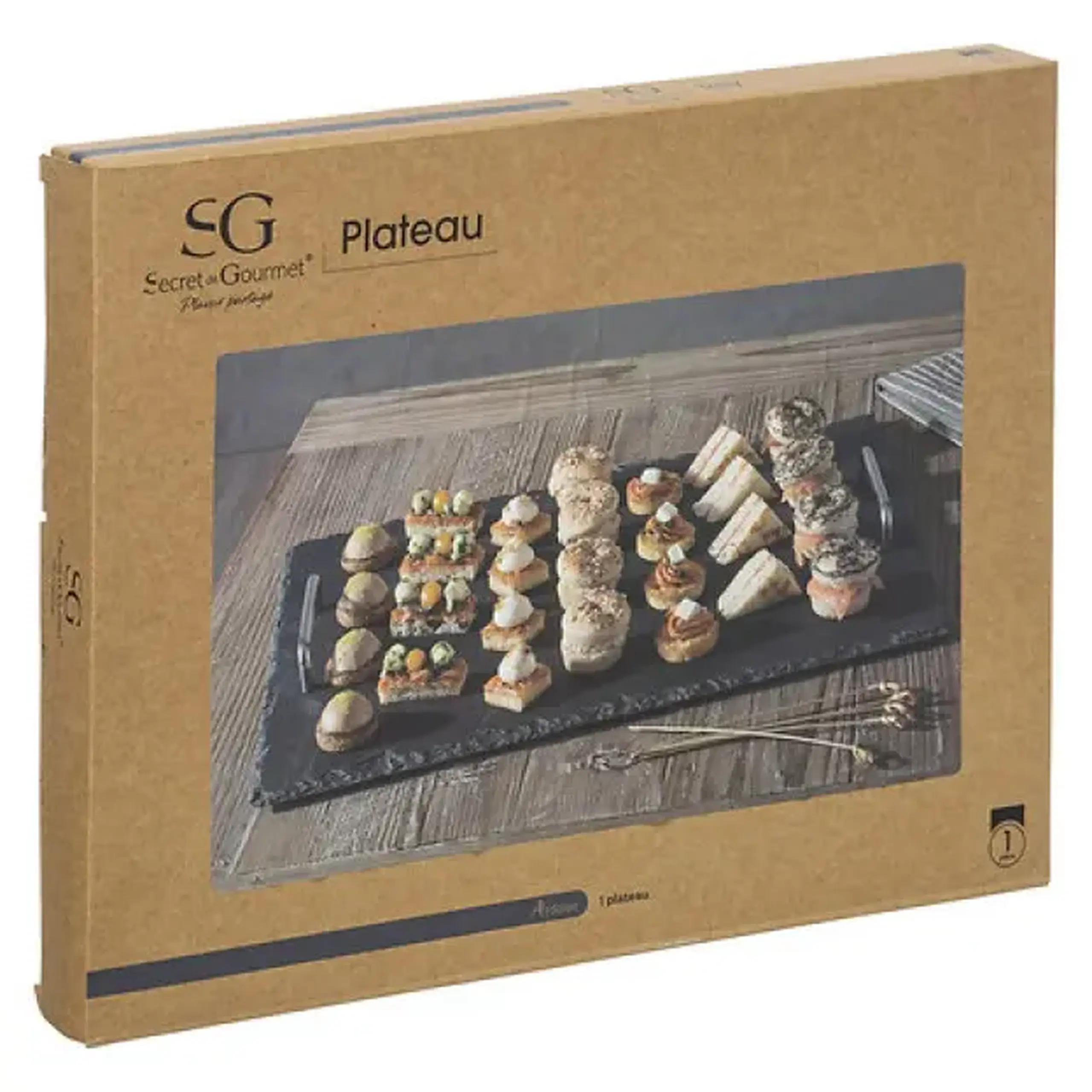Platou ARDOISE 30X40