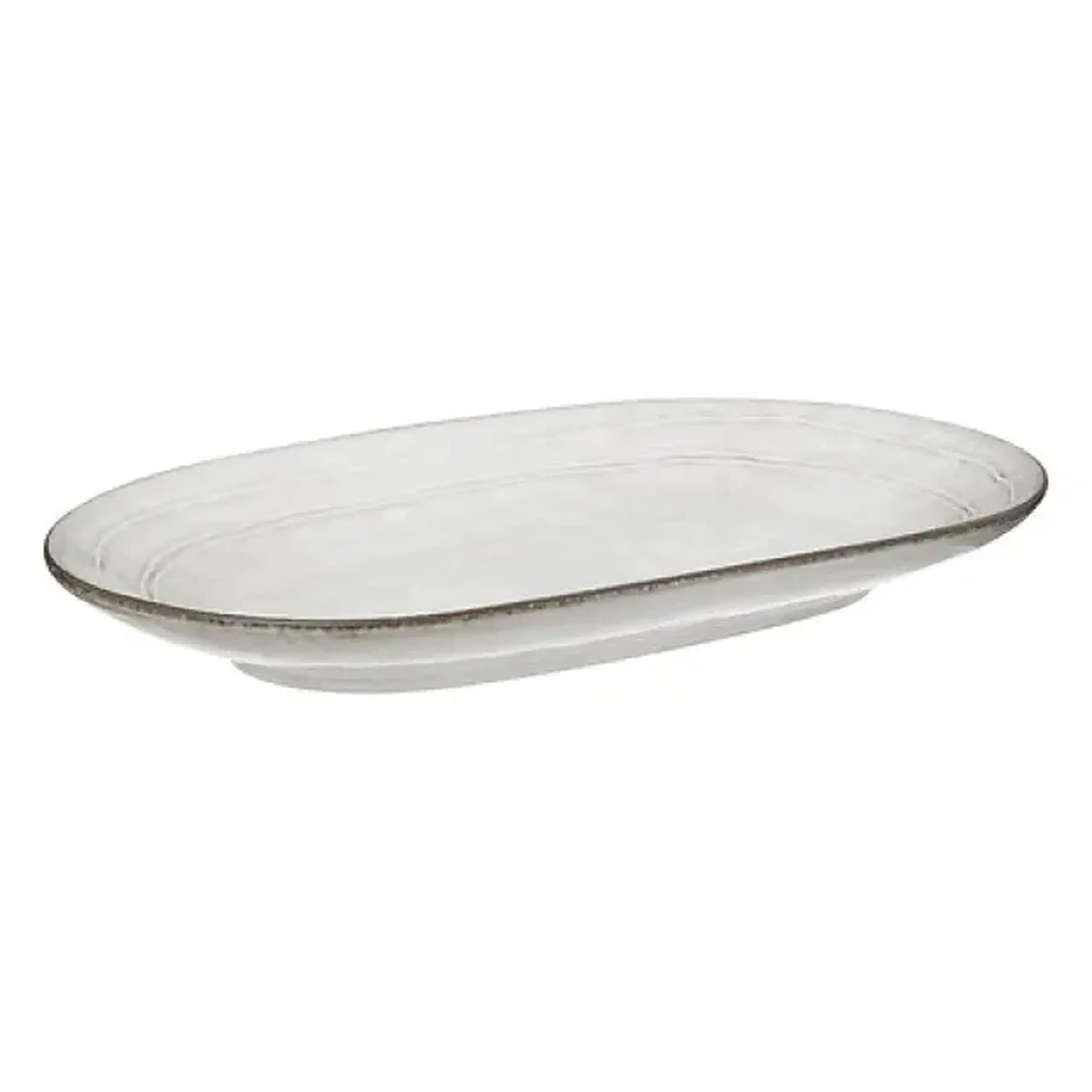 Platou FLOWER GRIS 30X18