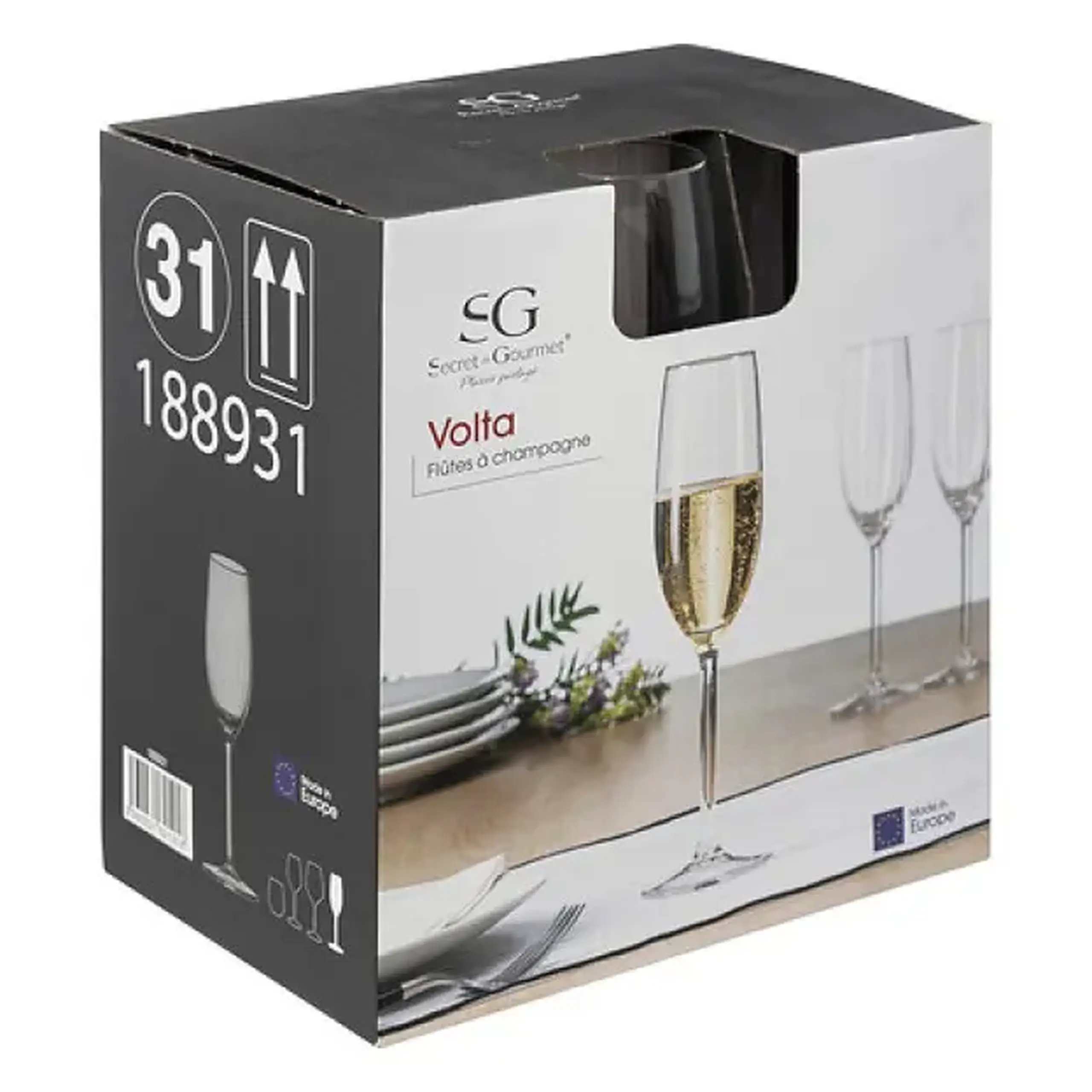 Pahar pentru șampanie VOLTA 21CL