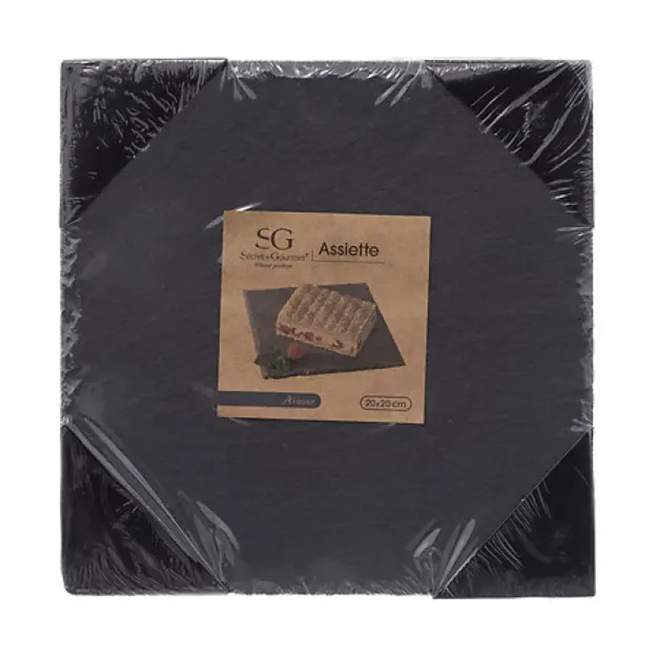 Platou ARDOISE 20x20
