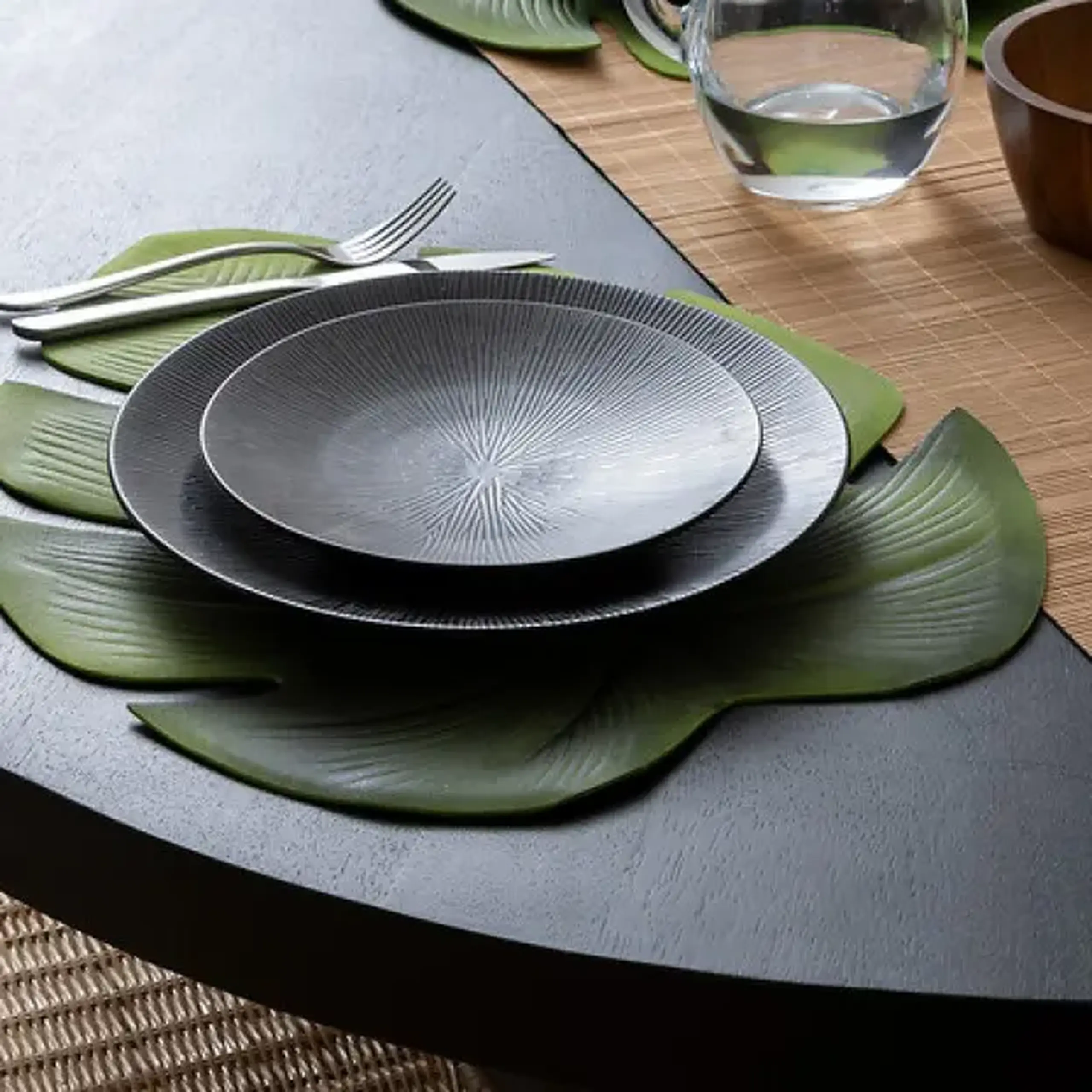 NAPRON GREEN LEAF 47X38CM