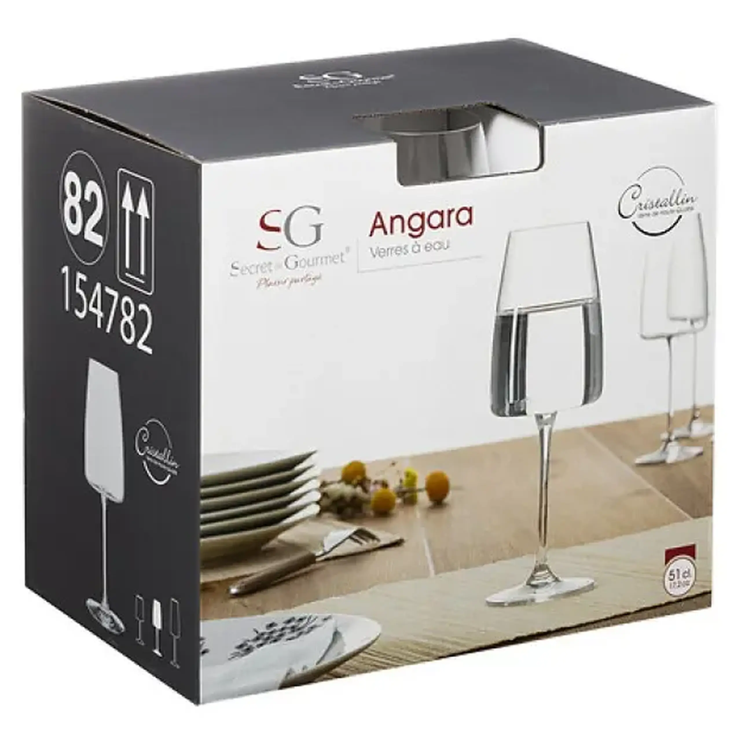 Pahar apă din cristal ANGARA