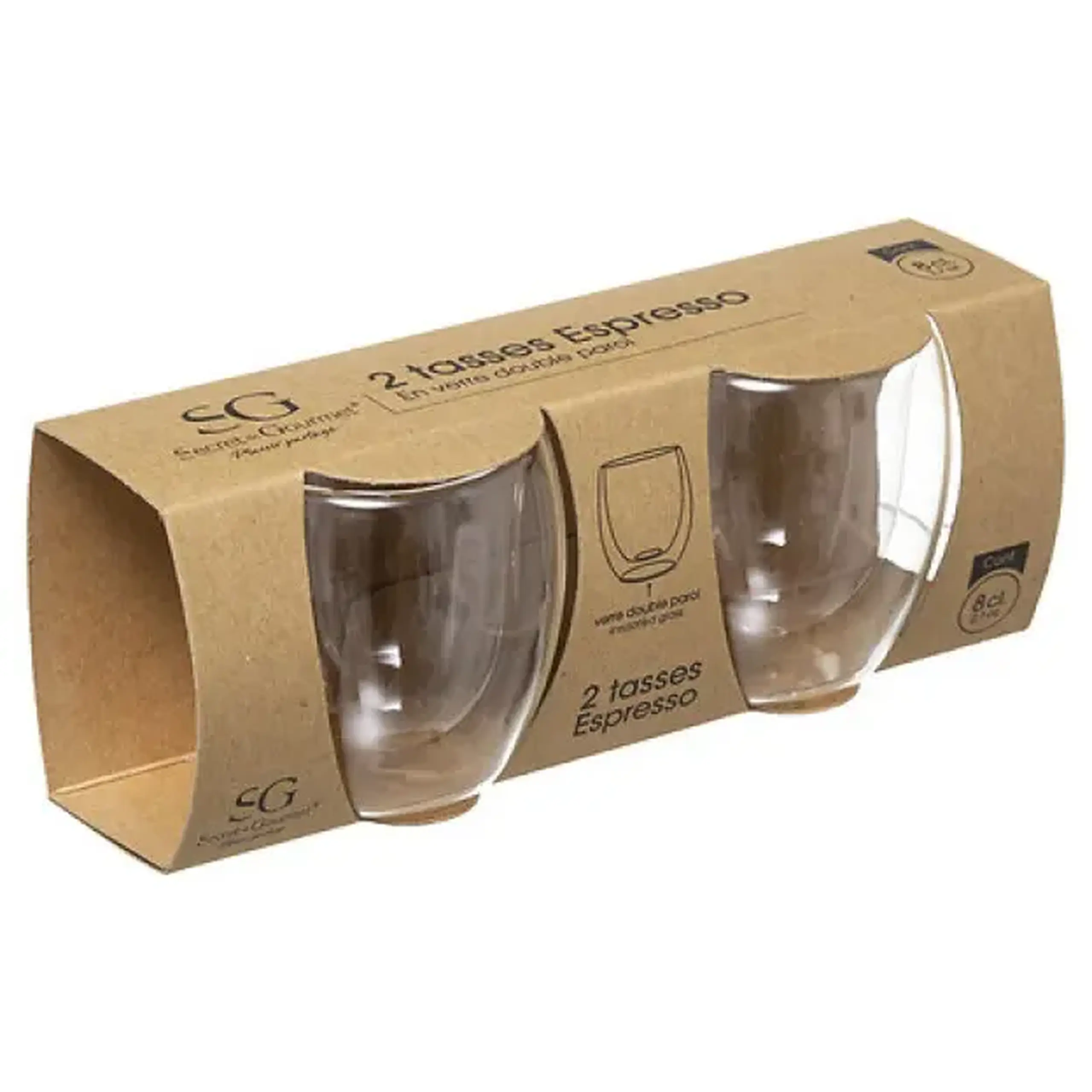 Set pahare pentru apă CLEA x2