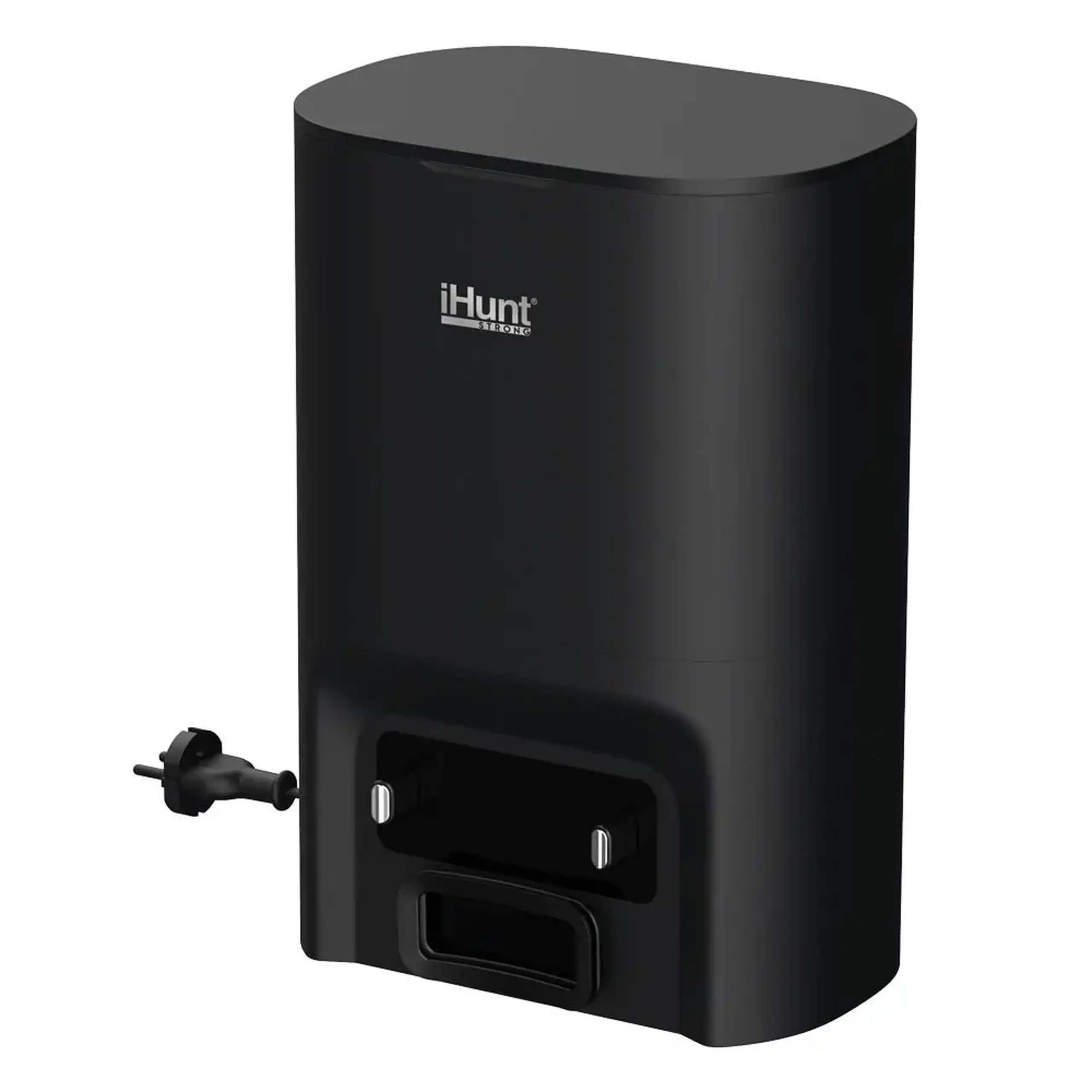 Robot de aspirare iHunt BRO Robo Clean V6 AutoBase, WiFi, Aspirare si Spalare Mop Simultan, Statie de golire, 45W, Autonomie 120 min, 5000Pa, Colectare automata a prafului, Rezervor Apa, Aplicatie Android iOS, Black