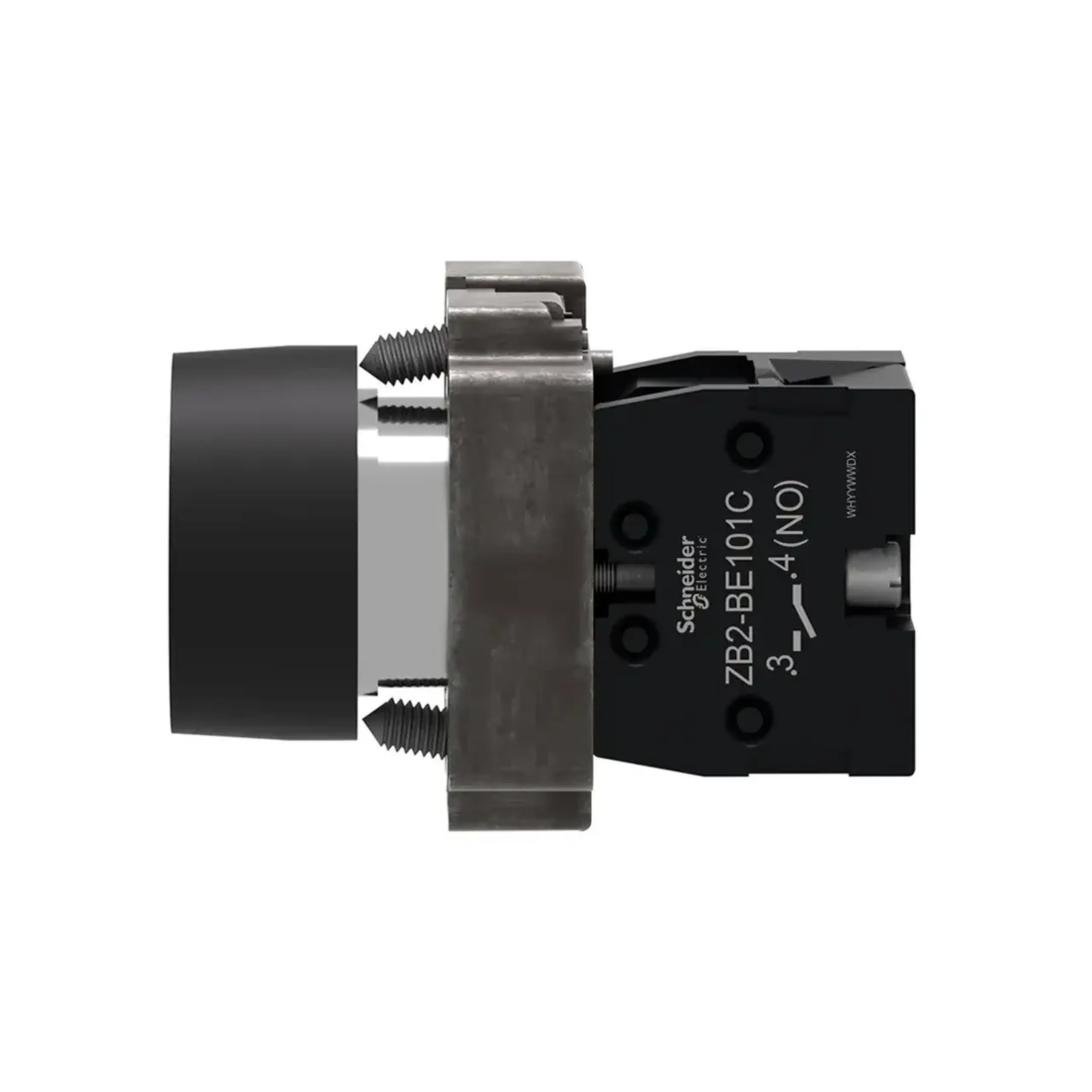Buton cu revenire 220 - 240 V 3 A IP66 Negru Schneider-Electric