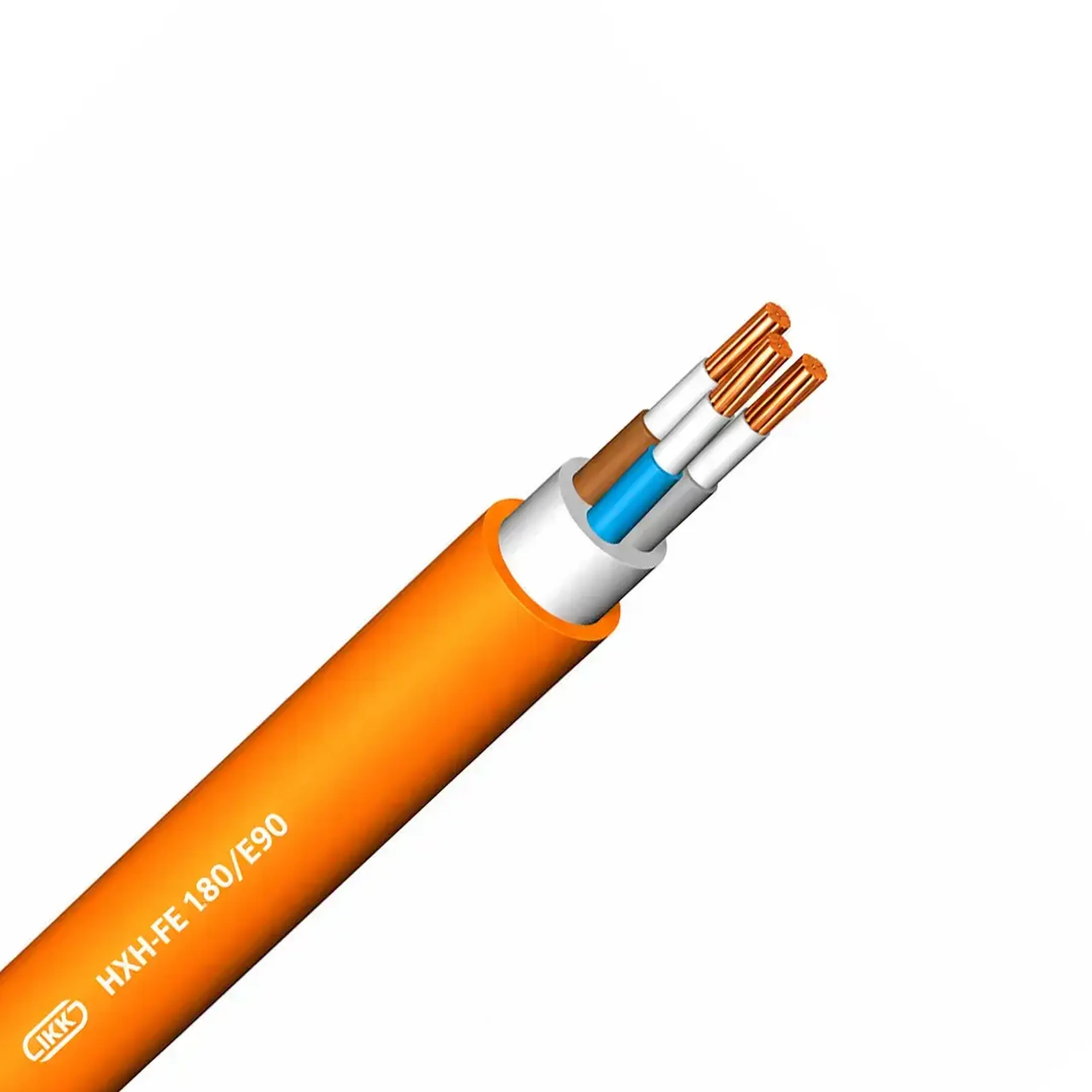 Cablu rezistent la foc HXH-O 3 * 2.5 mm² Portocaliu Cupru ITK