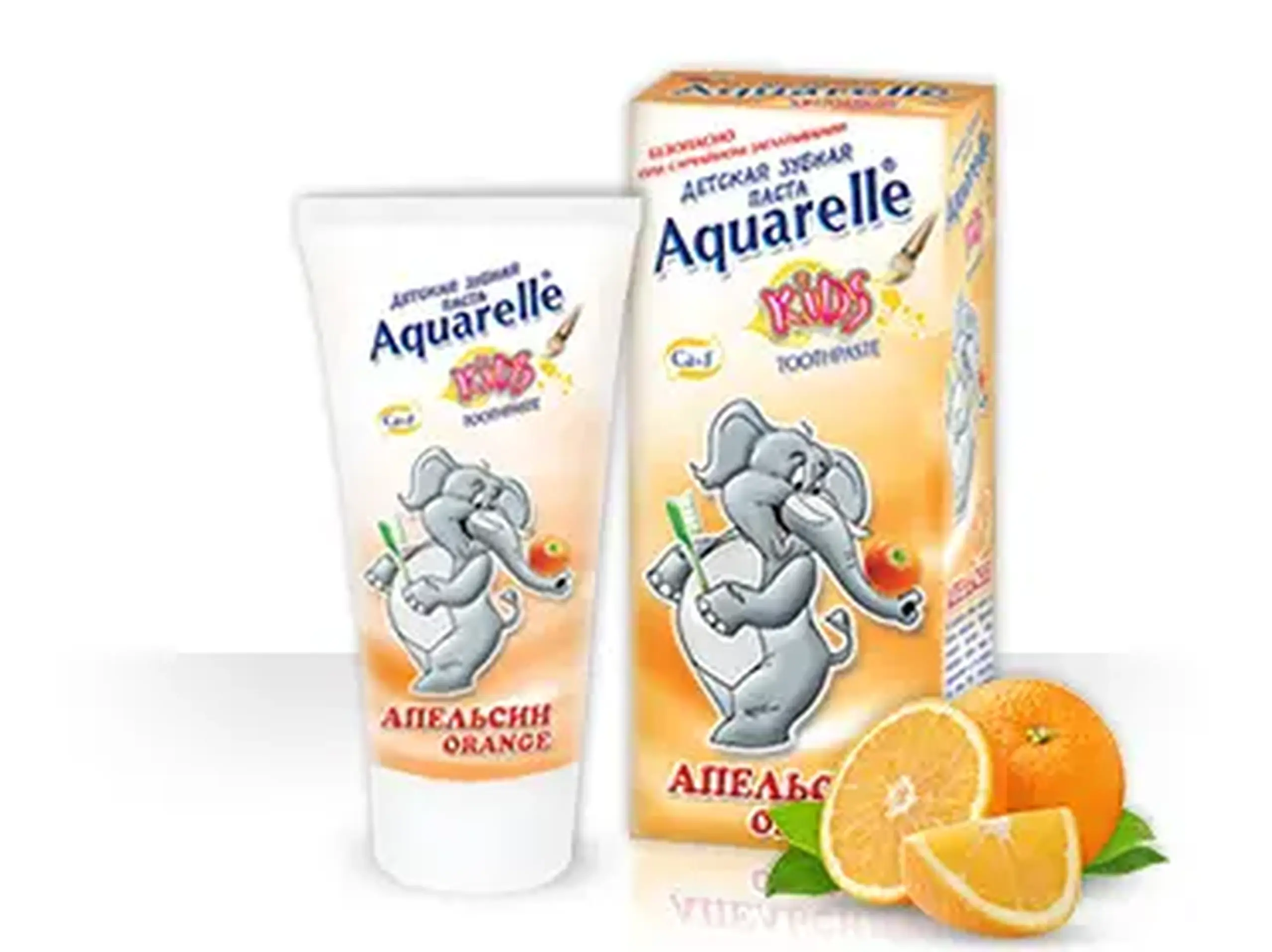 Aquarelle kids pasta dinti orange 50ml