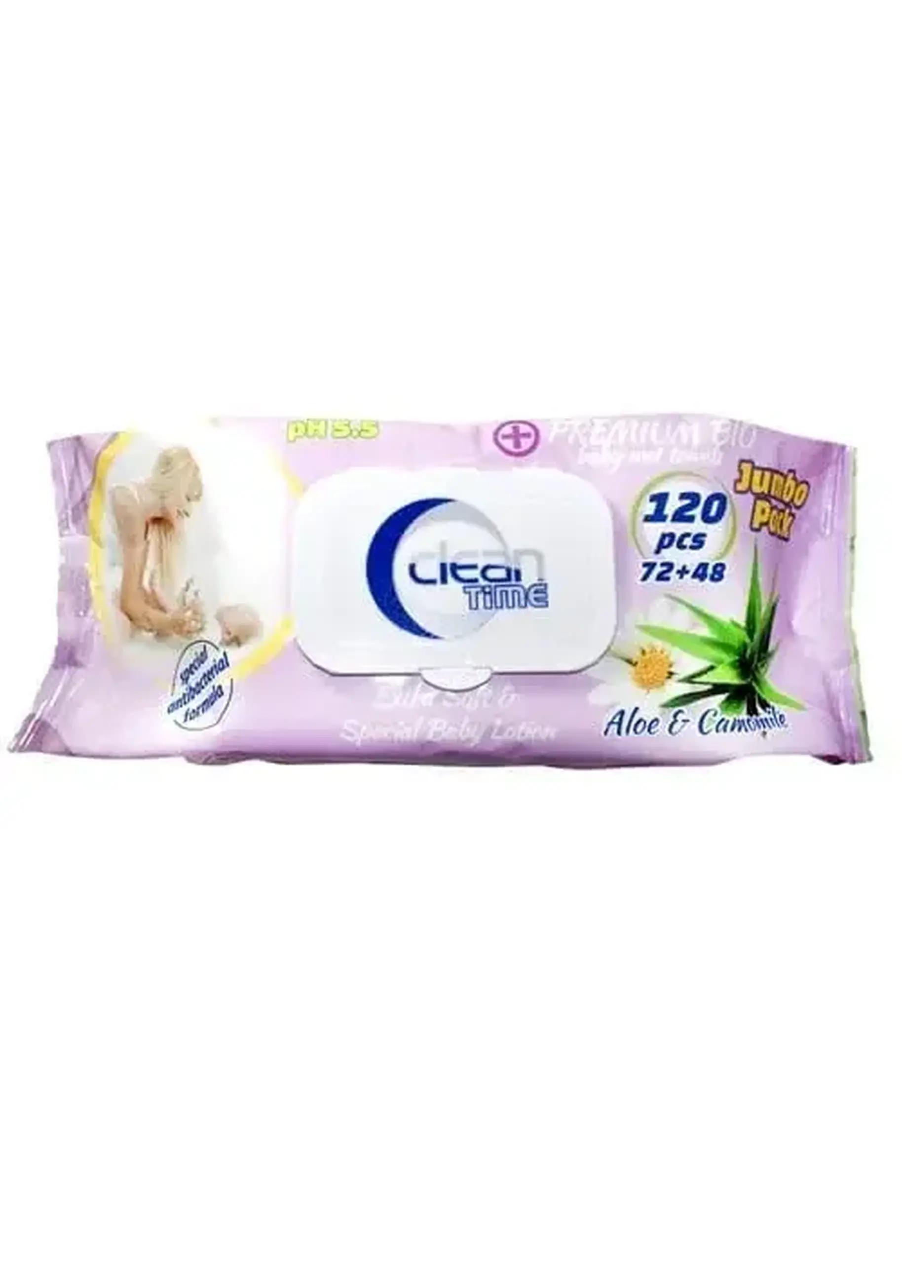Clean Class servetele umede 120b kids/24